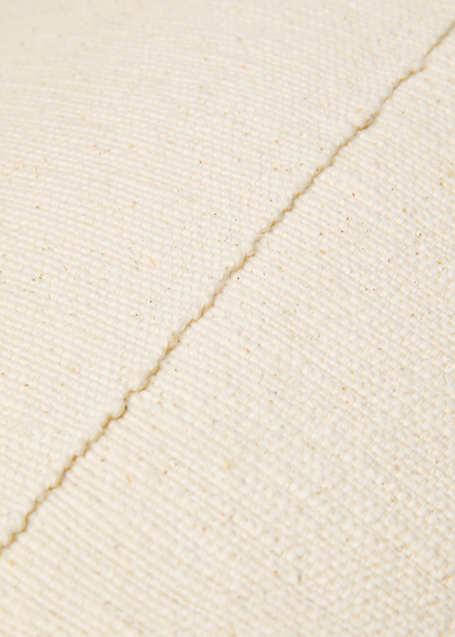 Jute cotton cushion cover 40x60cm - Details of the article 3