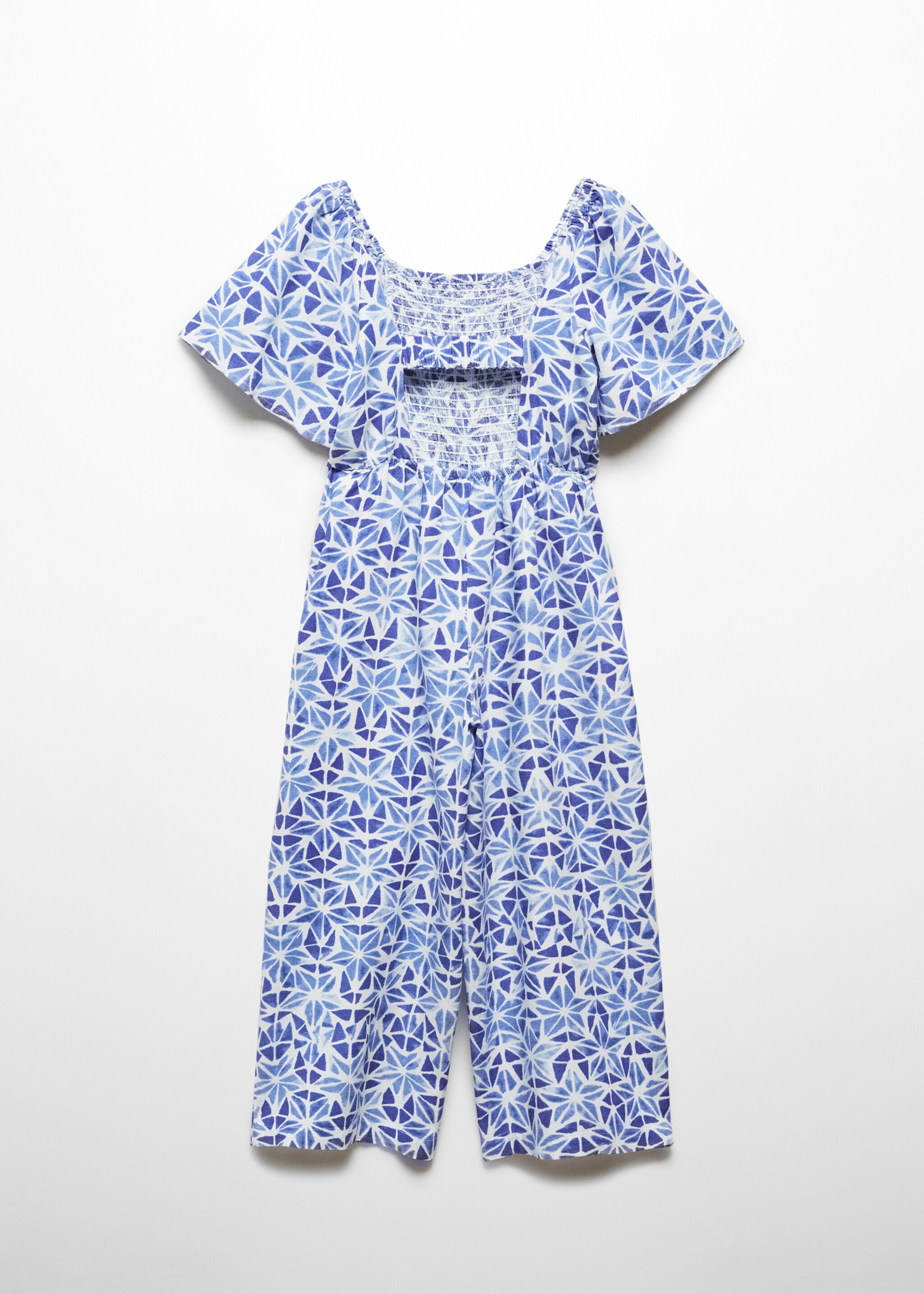 Belt printed jumpsuit - Reverse of the article
