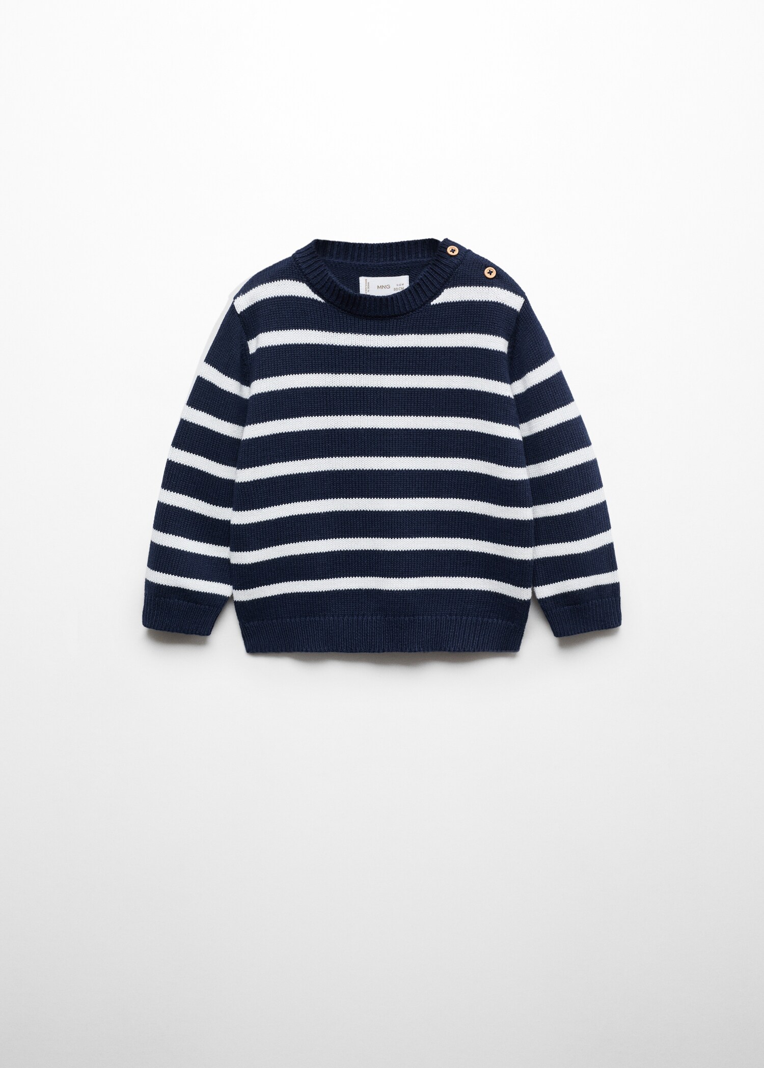 Pull-over en maille à rayures - Article sans modèle