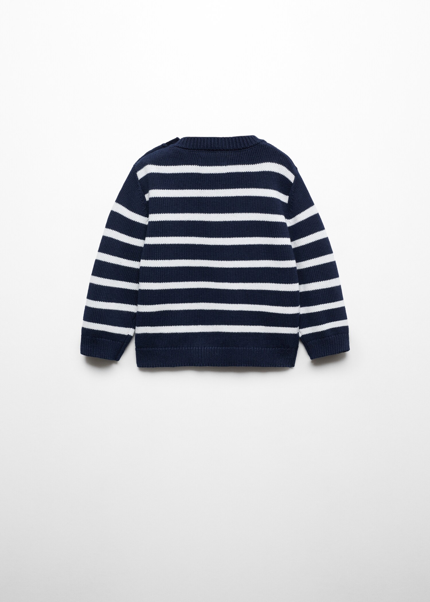 Pull-over en maille à rayures - Verso de l’article