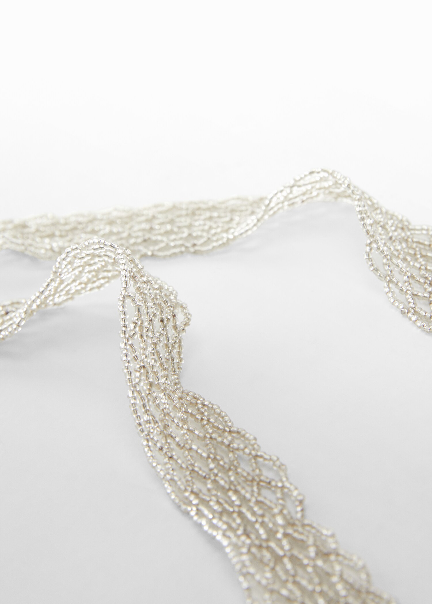Crystal bead scarf - Medium plane
