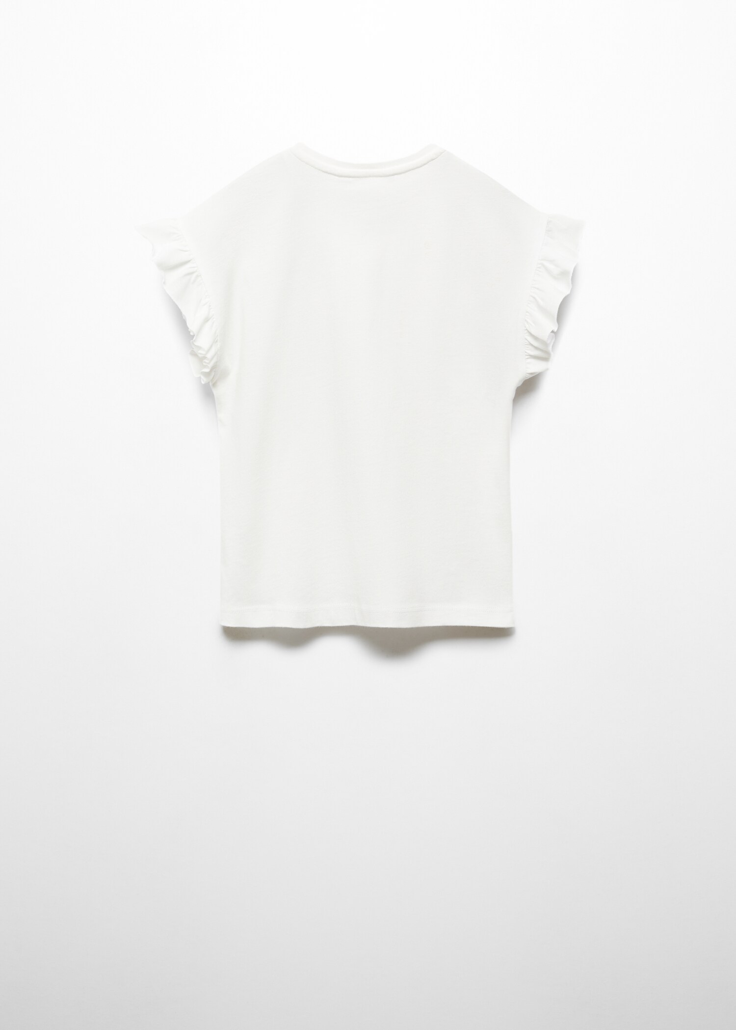 Embossed flowers t-shirt - Reverse of the article