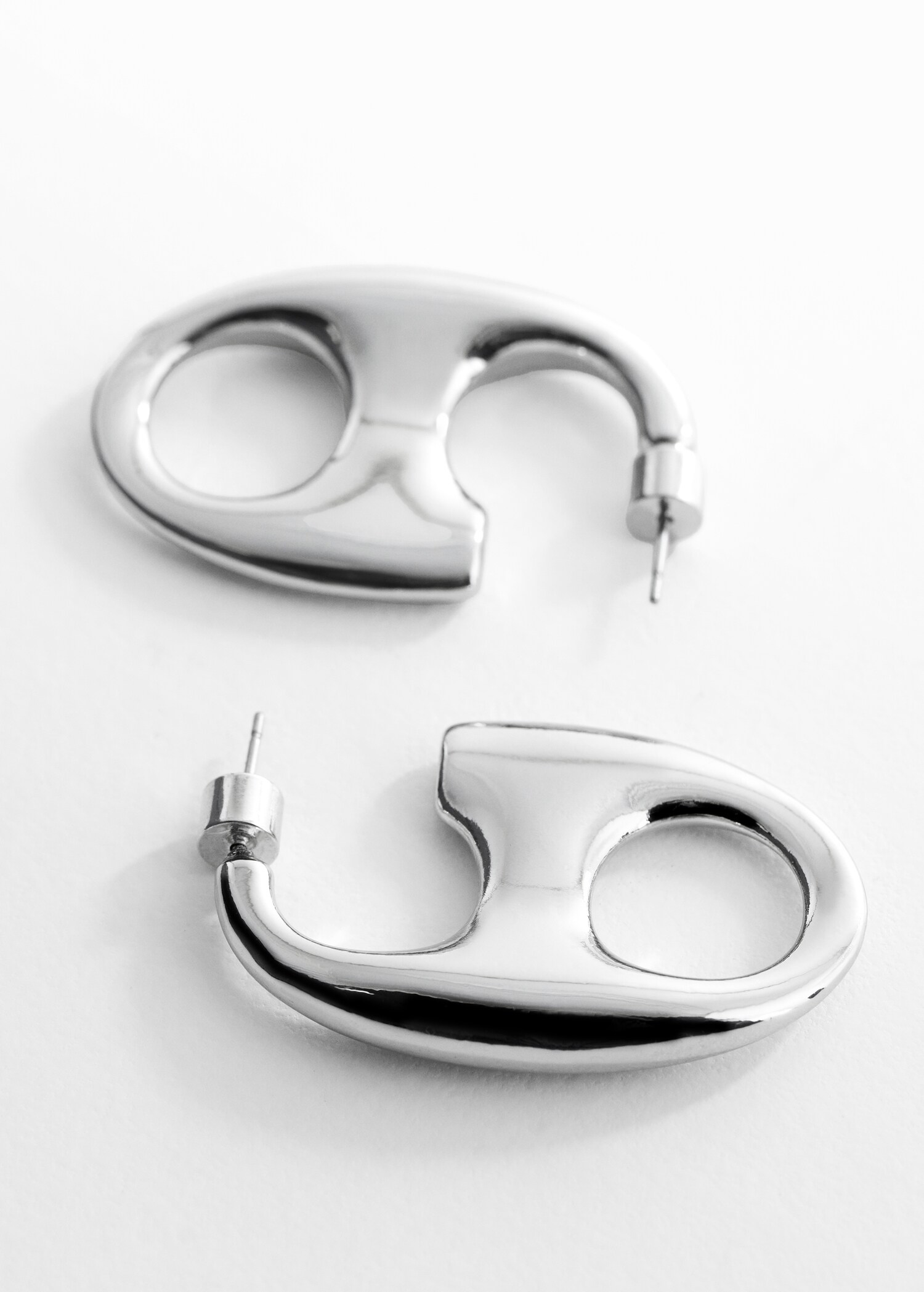 Link earrings - Medium plane