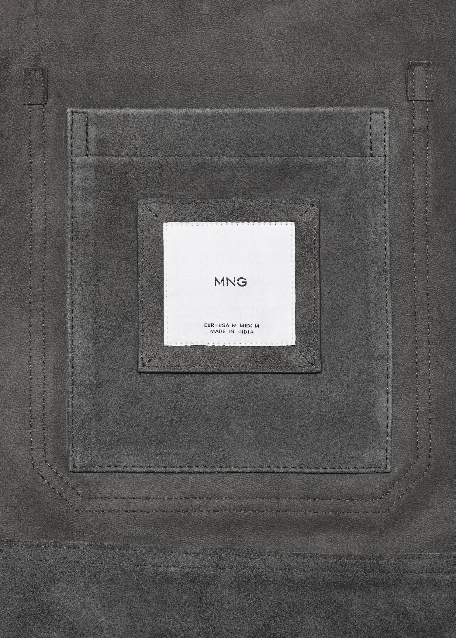 100% leather jacket with pockets - Details of the article 8