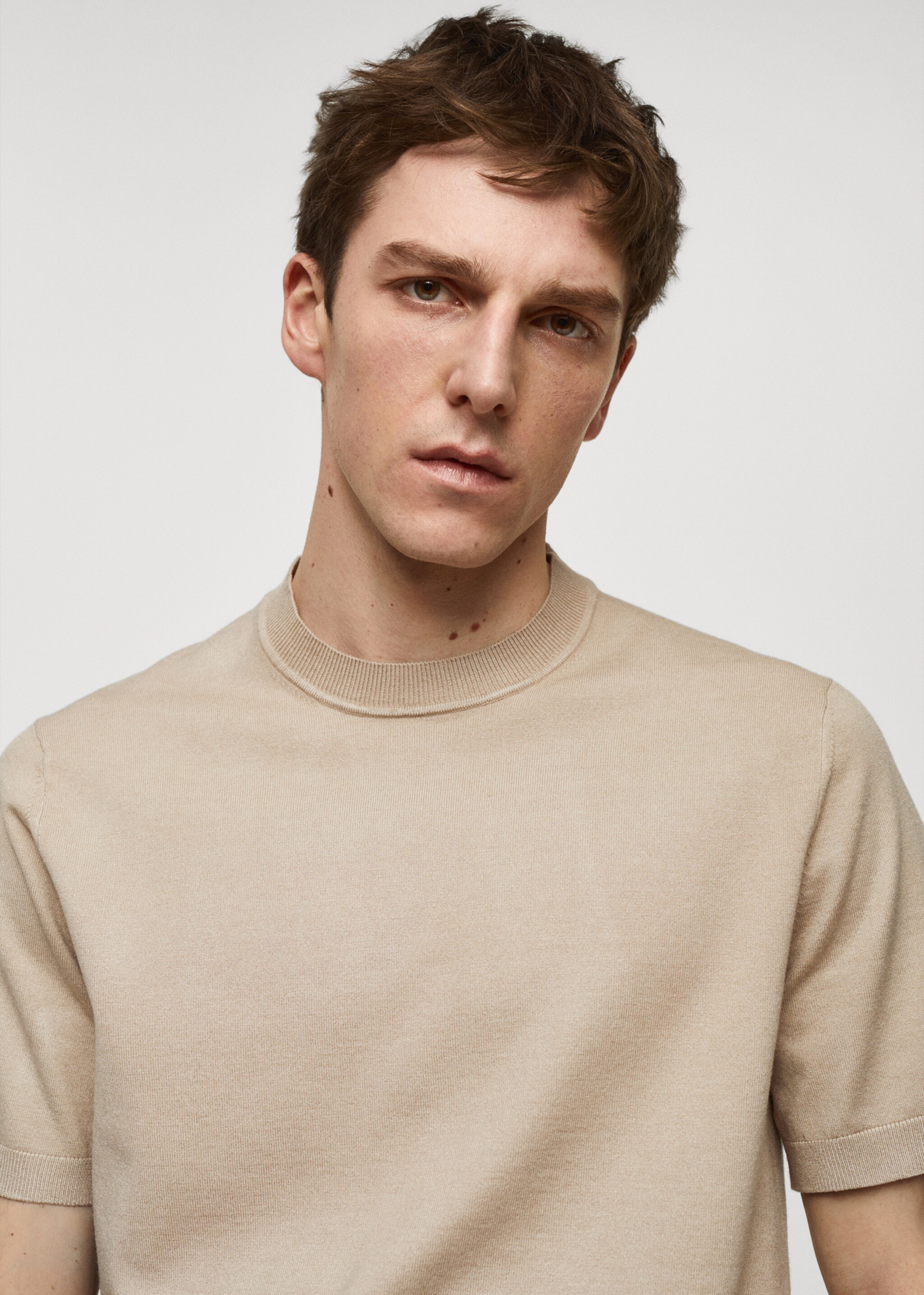 Fine-knit T-shirt - Details of the article 1