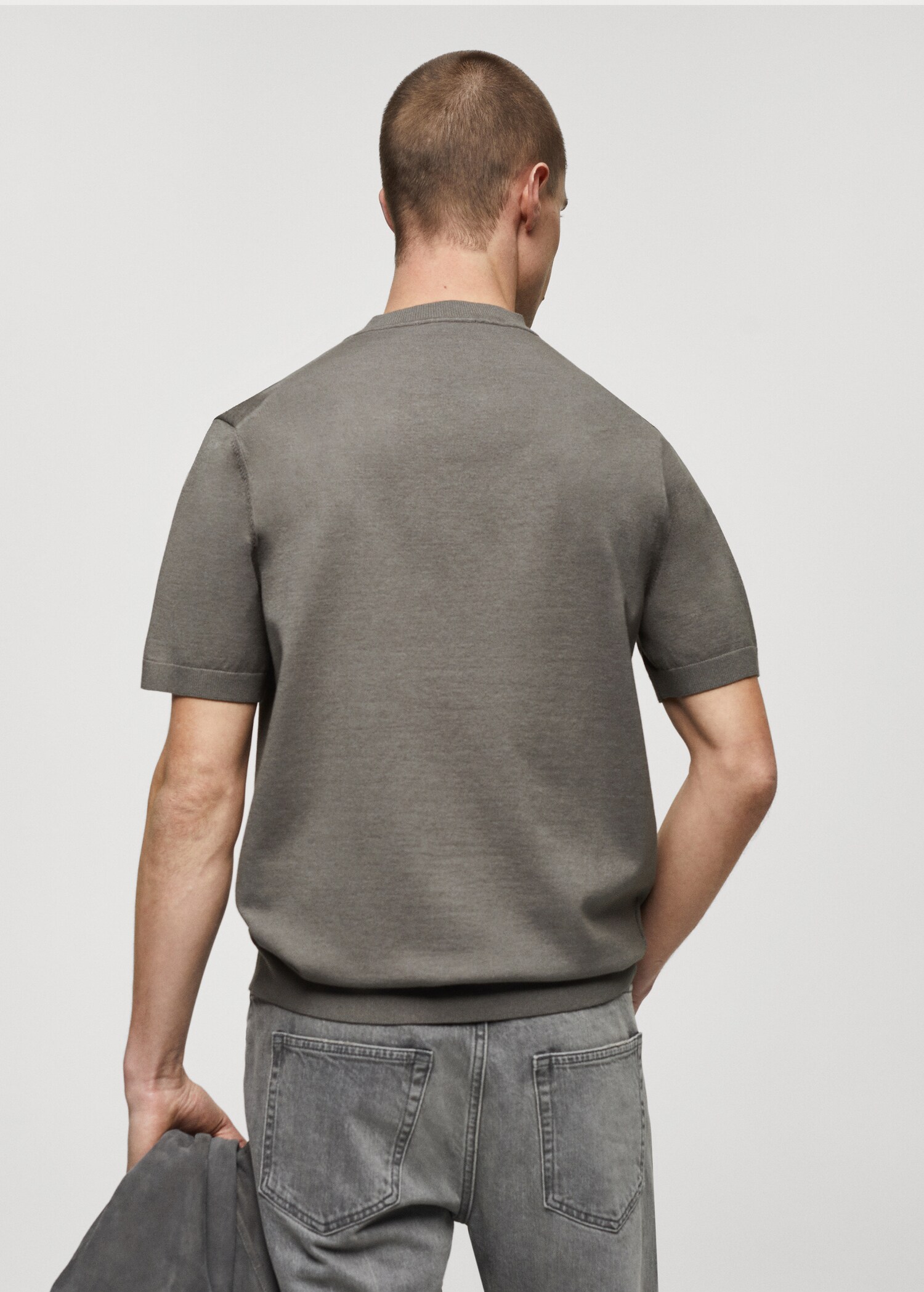 T-shirt en maille fine - Verso de l’article