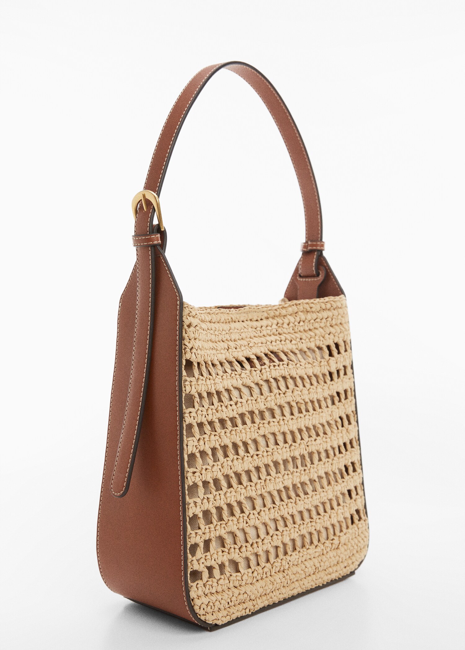 Sac seau fibre naturelle - Plan moyen