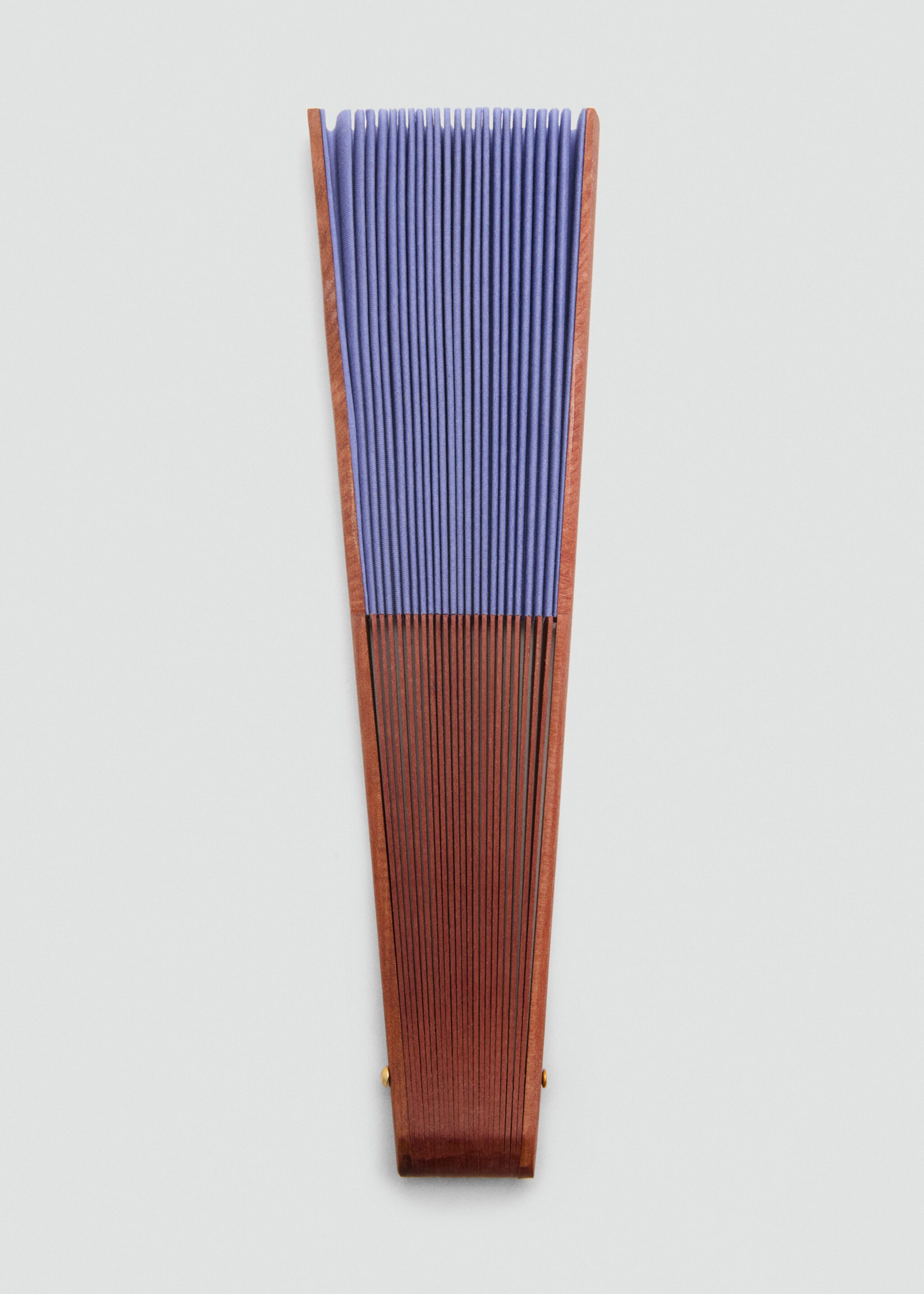 Wooden fan - Medium plane, Blue. Ref: 67046317-00.
