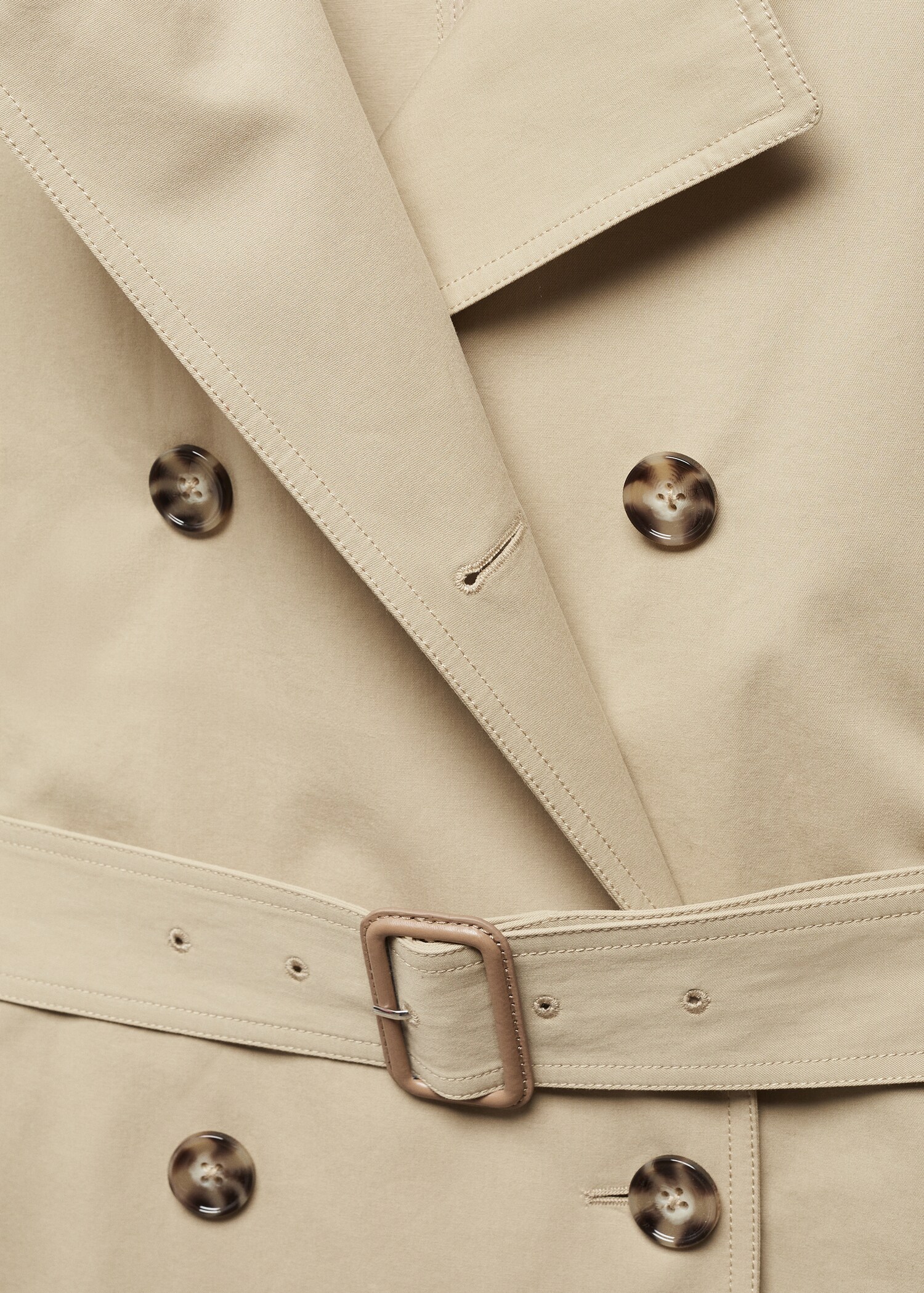 Trench algodón doble botonadura - Detalle del artículo 8
