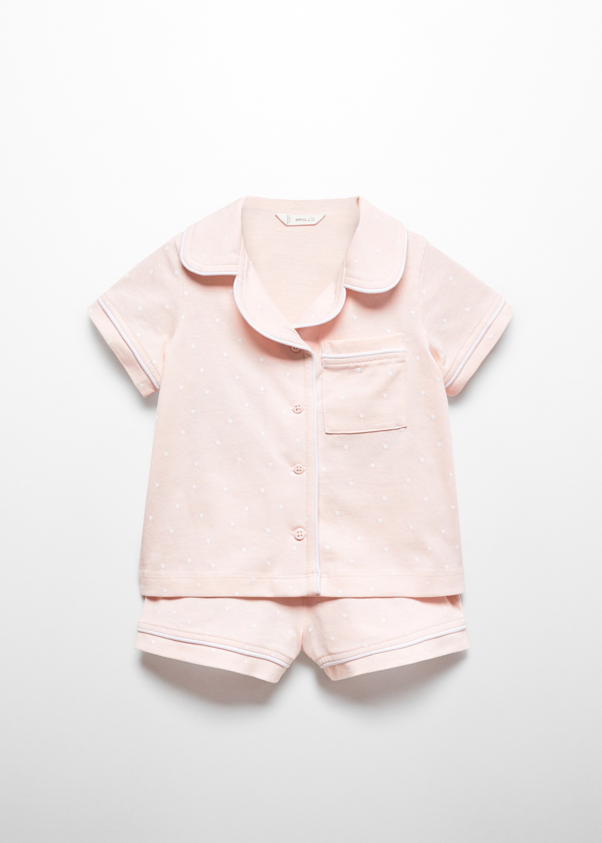 Kurzer Pyjama mit Polka Dots - Artikel ohne Model