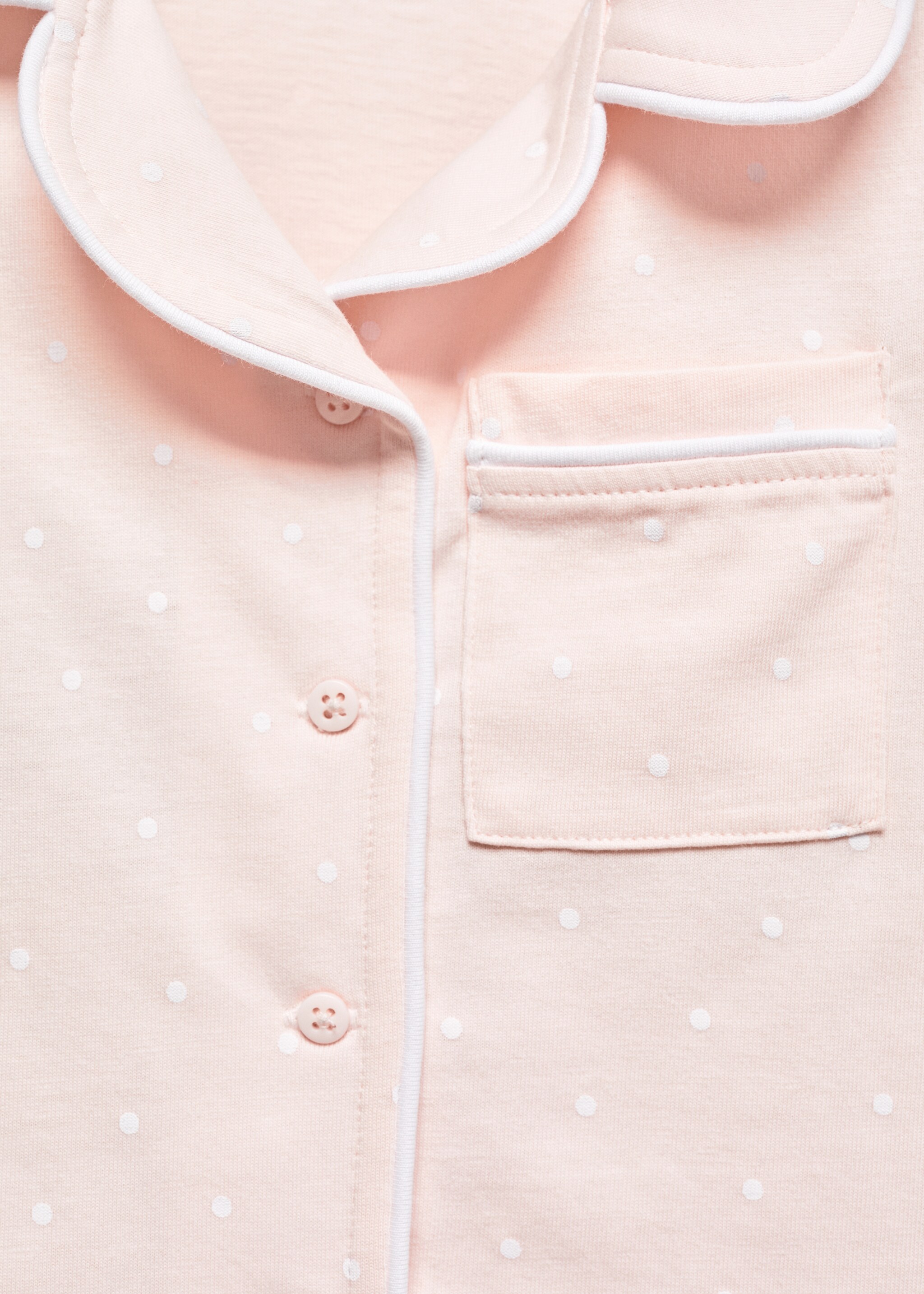 Kurzer Pyjama mit Polka Dots - Detail des Artikels 0