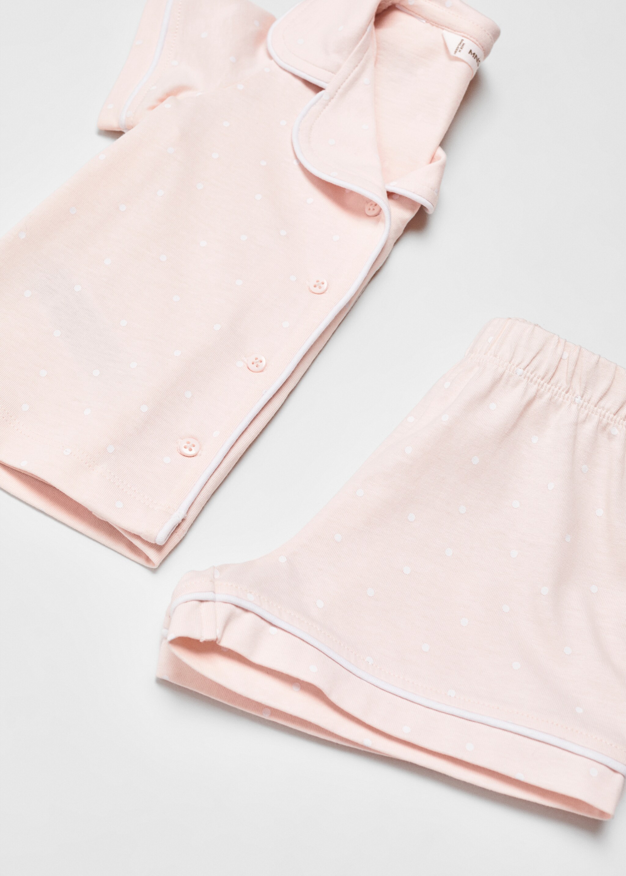 Kurzer Pyjama mit Polka Dots - Detail des Artikels 8