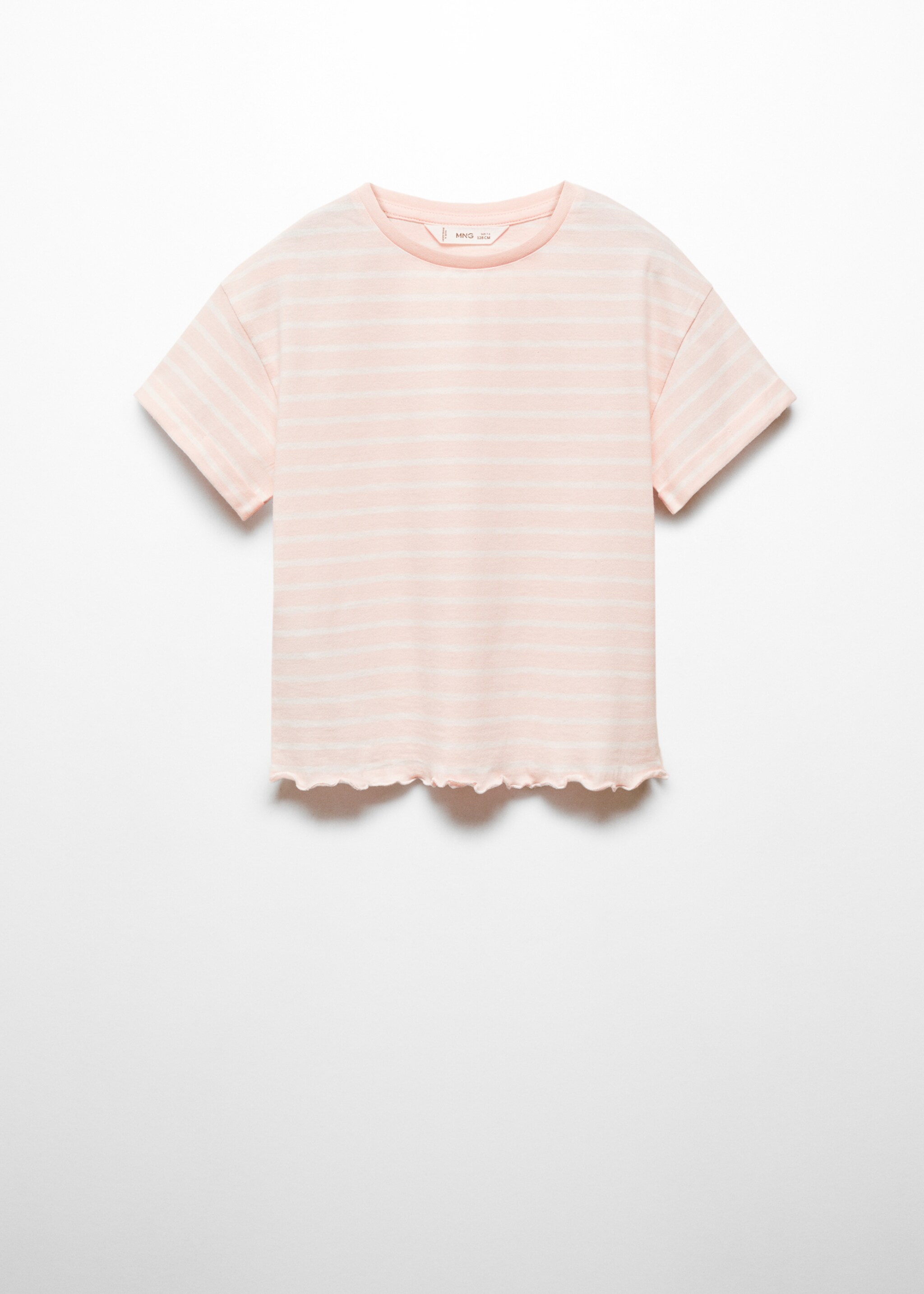 Gestreiftes Baumwoll-Shirt - Artikel ohne Model
