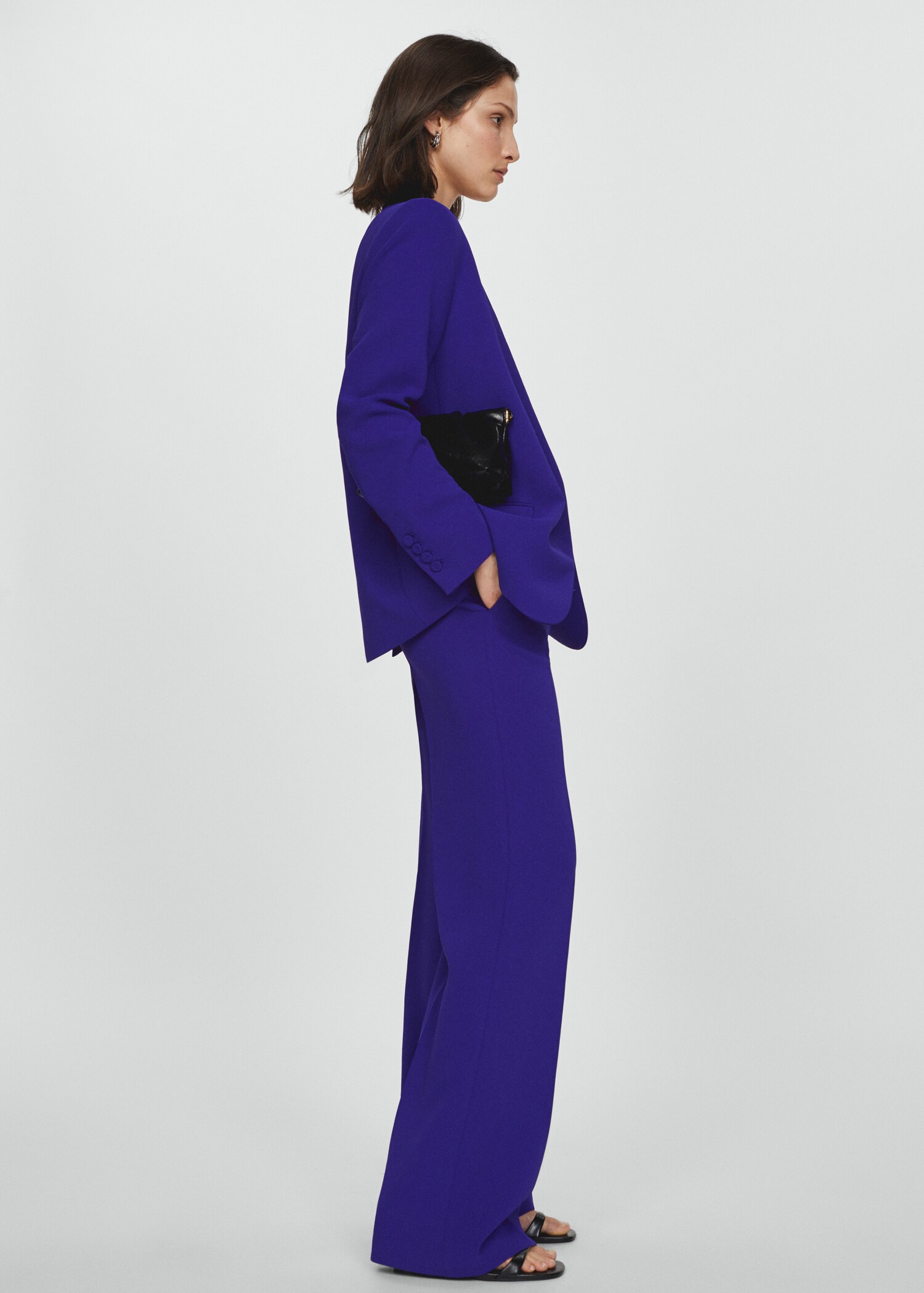 High-rise wideleg trousers - Details of the article 2