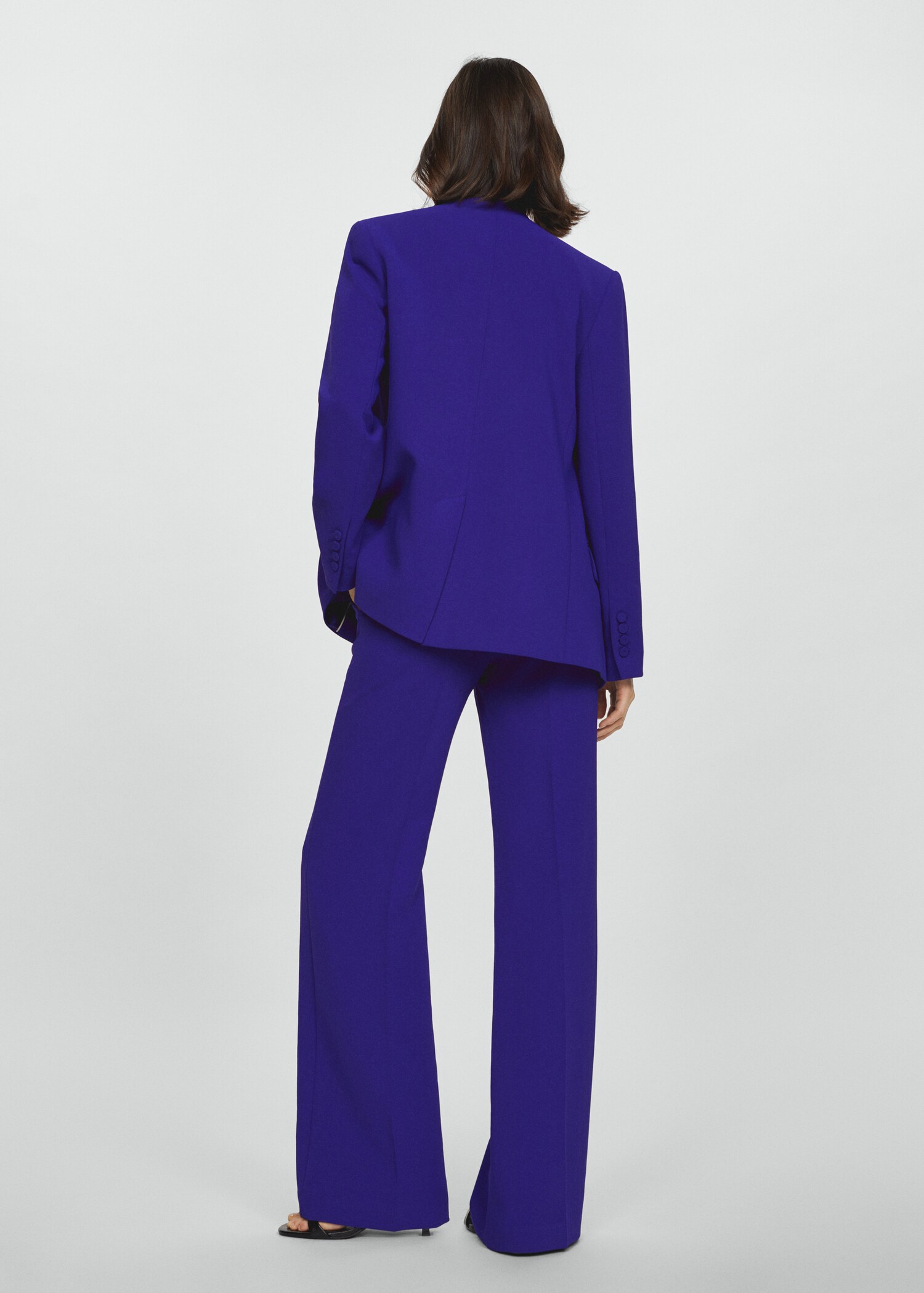 High-rise wideleg trousers - Reverse of the article
