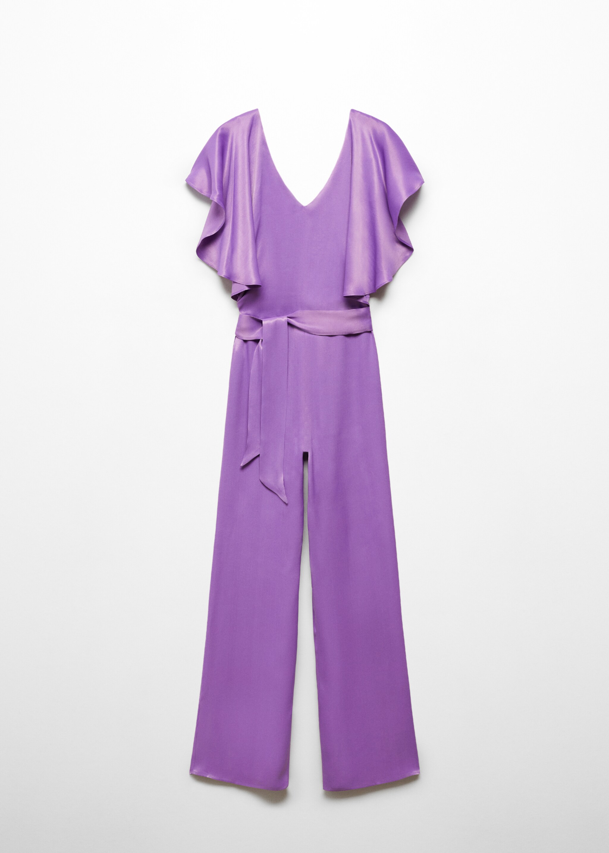Satinierter Rüschen-Jumpsuit - Artikel ohne Model