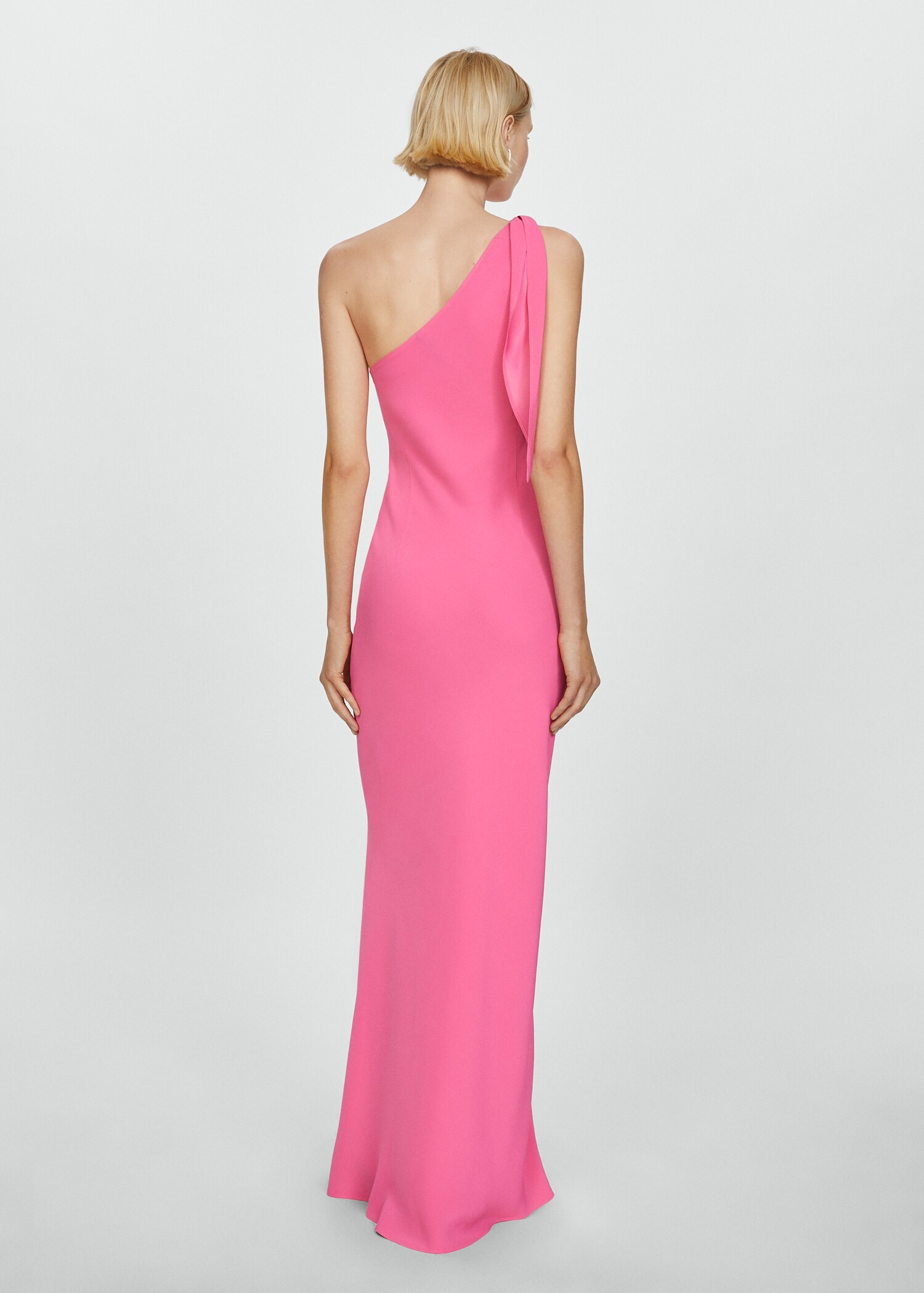 Asymmetric bow dress - Reverse of the article