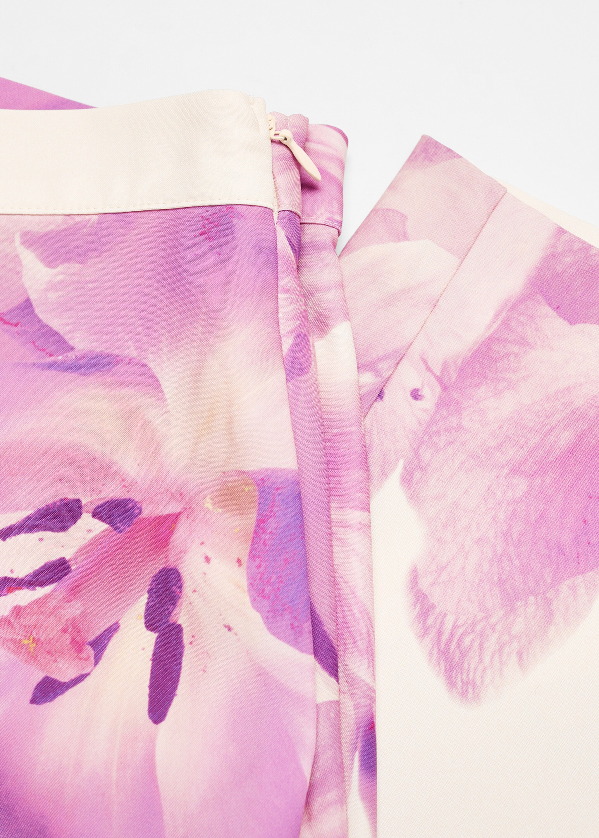 Floral print straight trousers - Details of the article 8