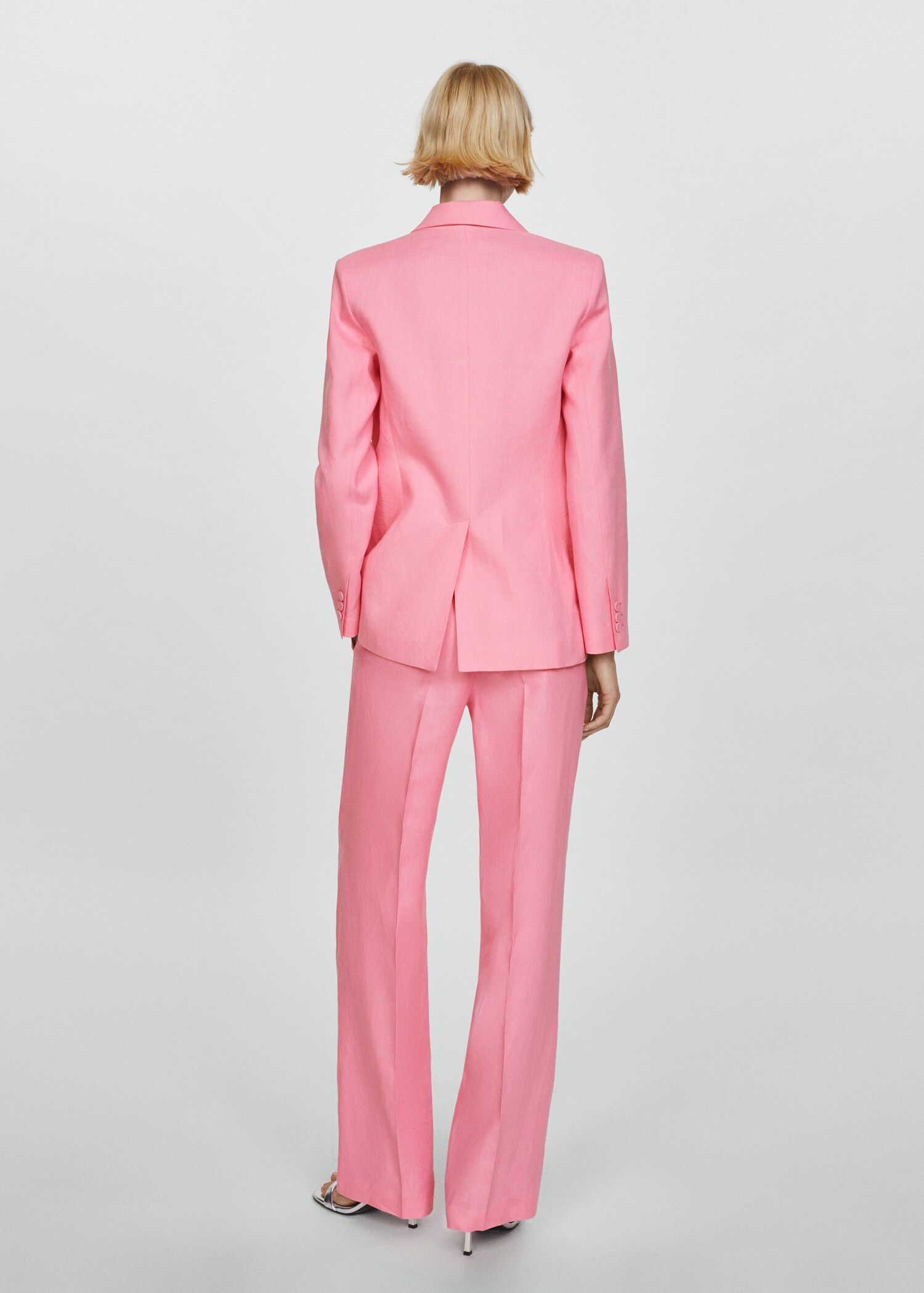 Linen suit trousers - Reverse of the article
