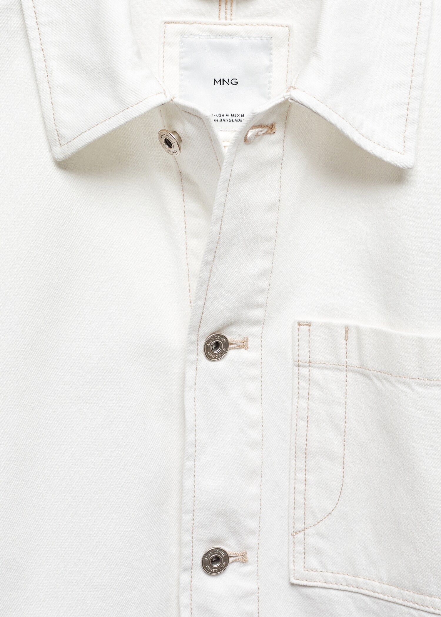 Surchemise 100 % coton poche - Détail de l'article 8