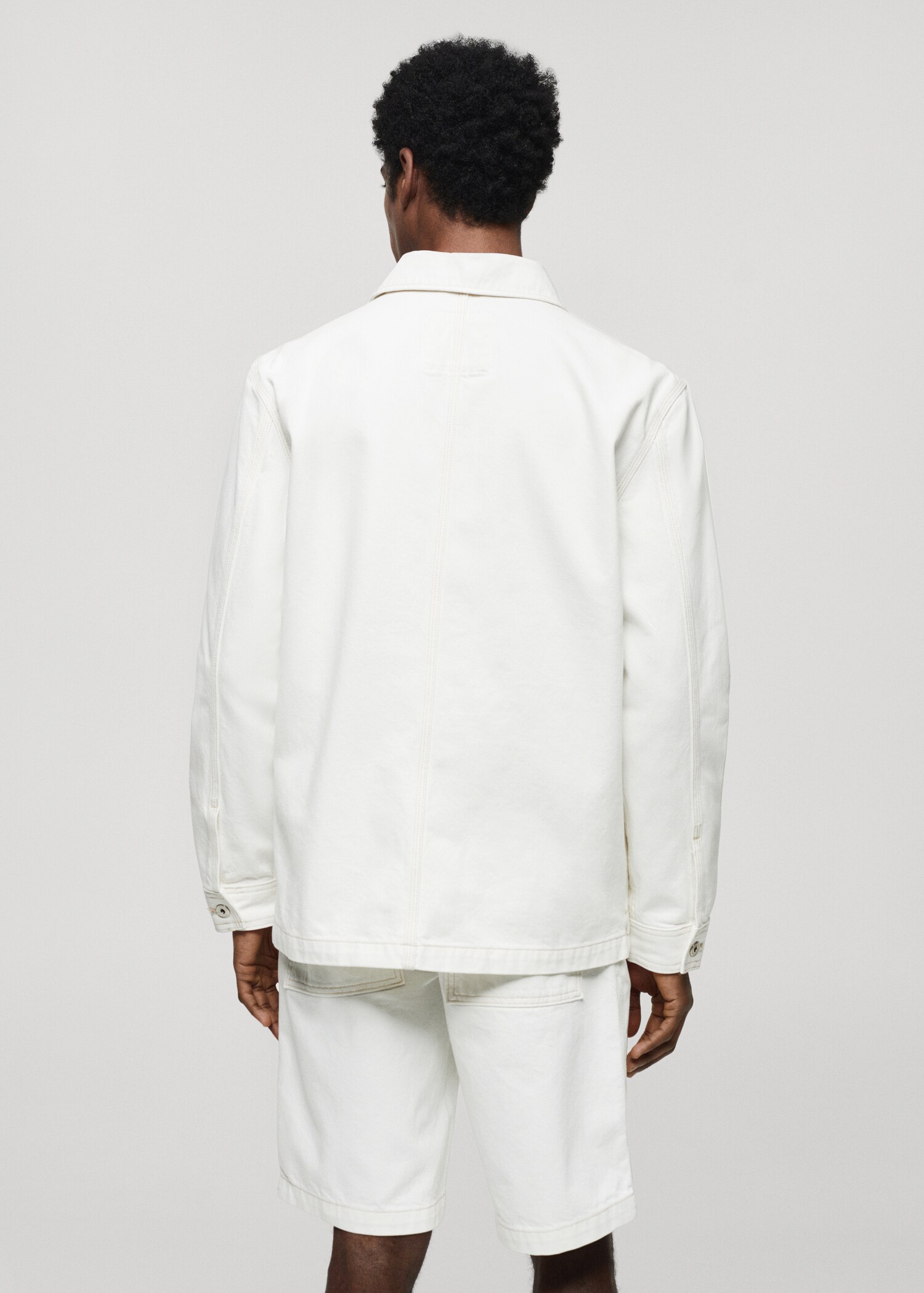 Surchemise 100 % coton poche - Verso de l’article