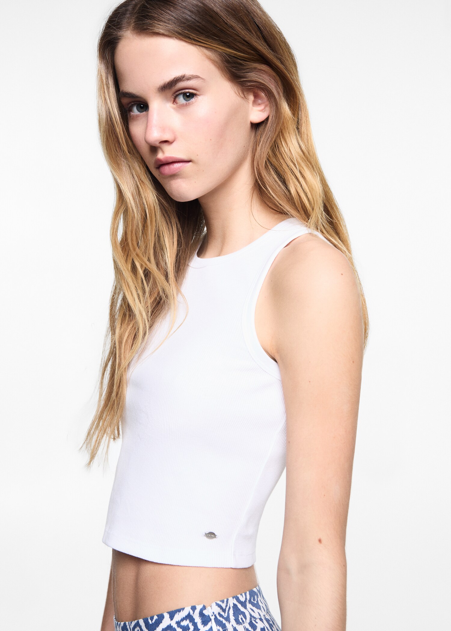 Cotton crop top - Details of the article 1