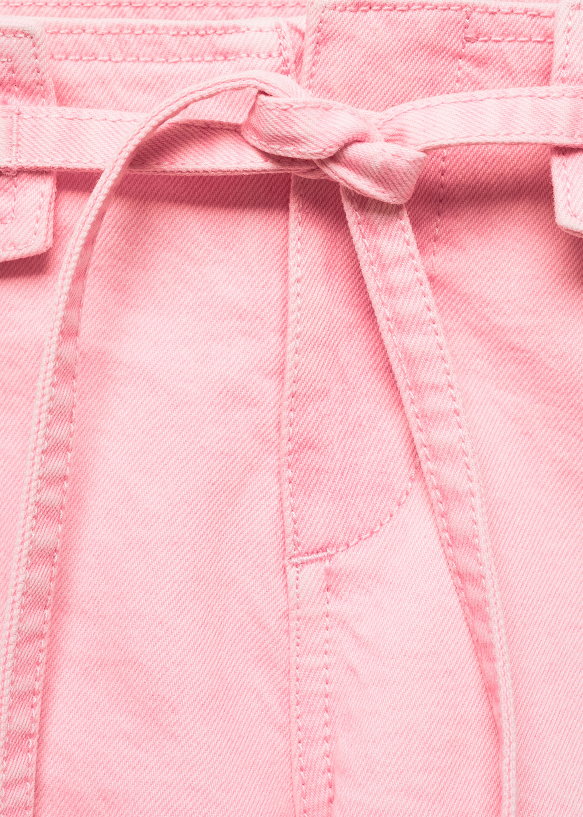 Denim shorts with bow - Details of the article 8