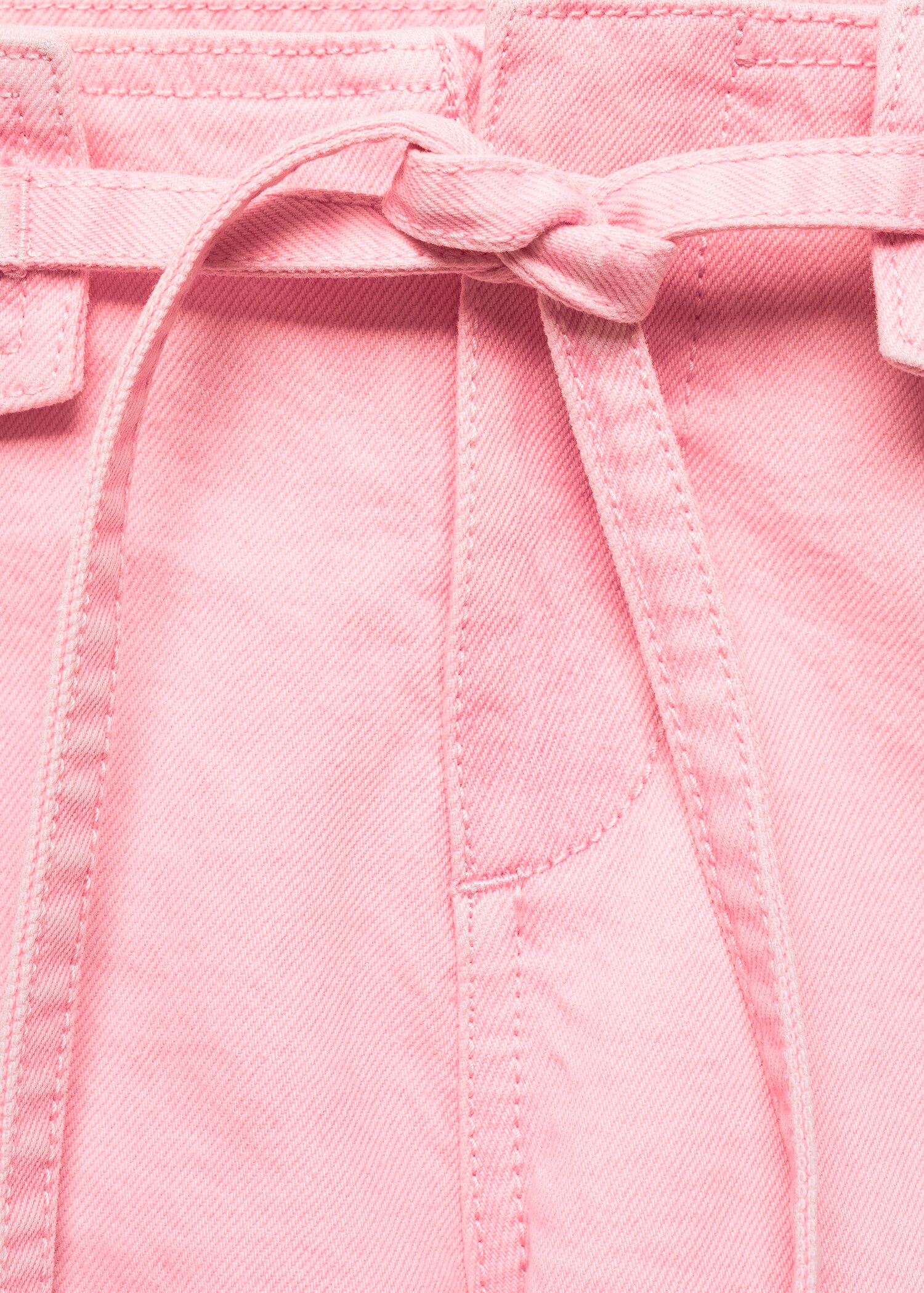 Denim shorts with bow - Details of the article 8
