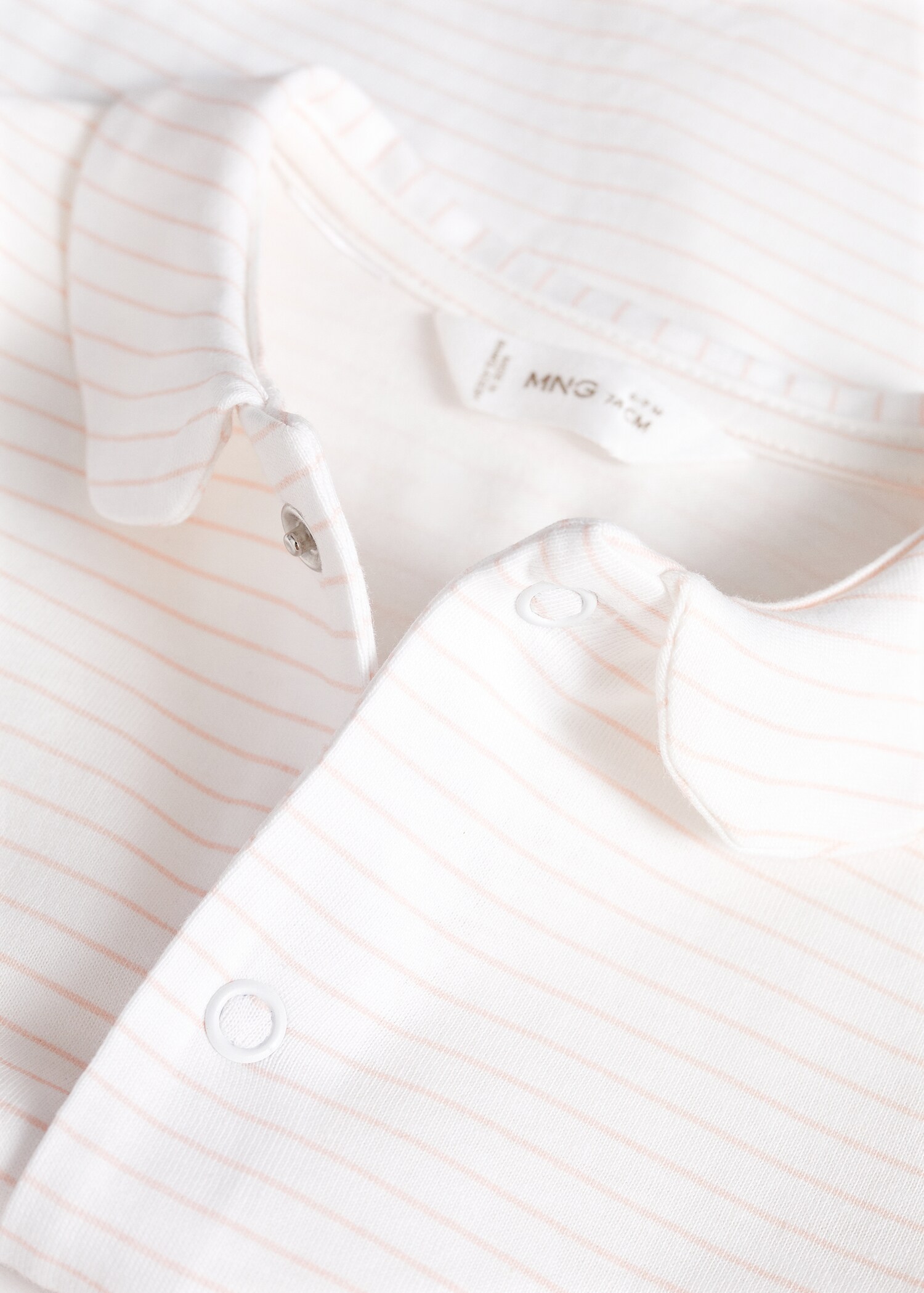Striped bodysuit pyjamas - Details of the article 0