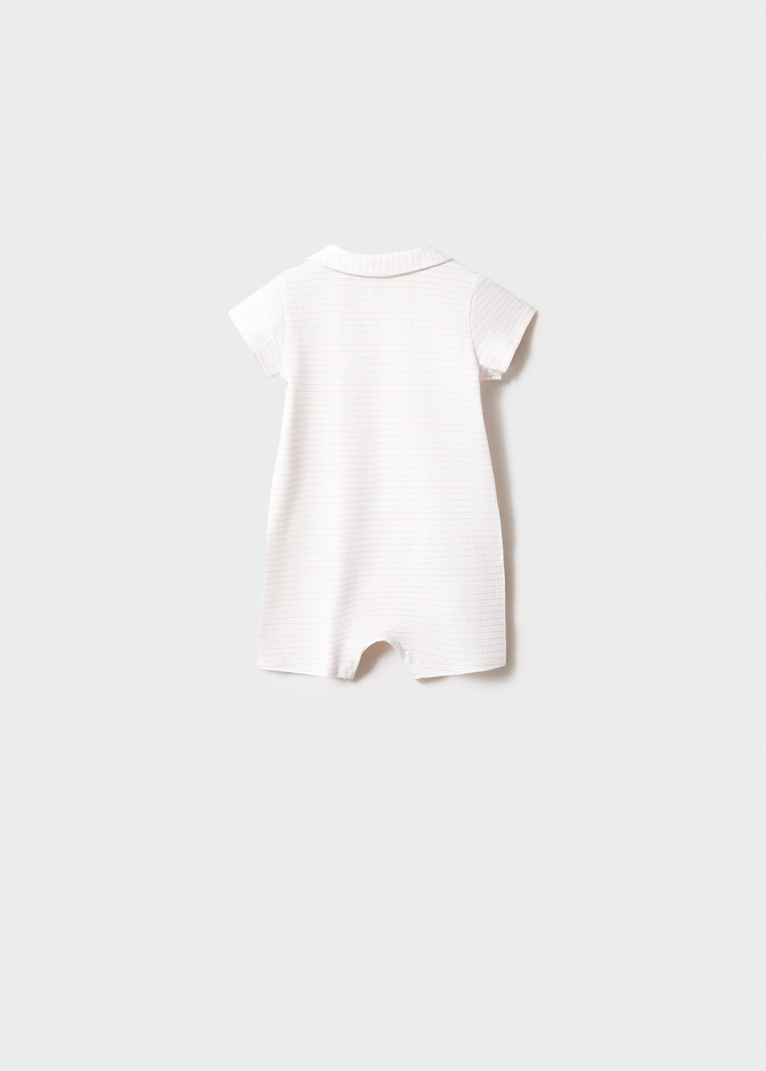 Striped bodysuit pyjamas - Reverse of the article