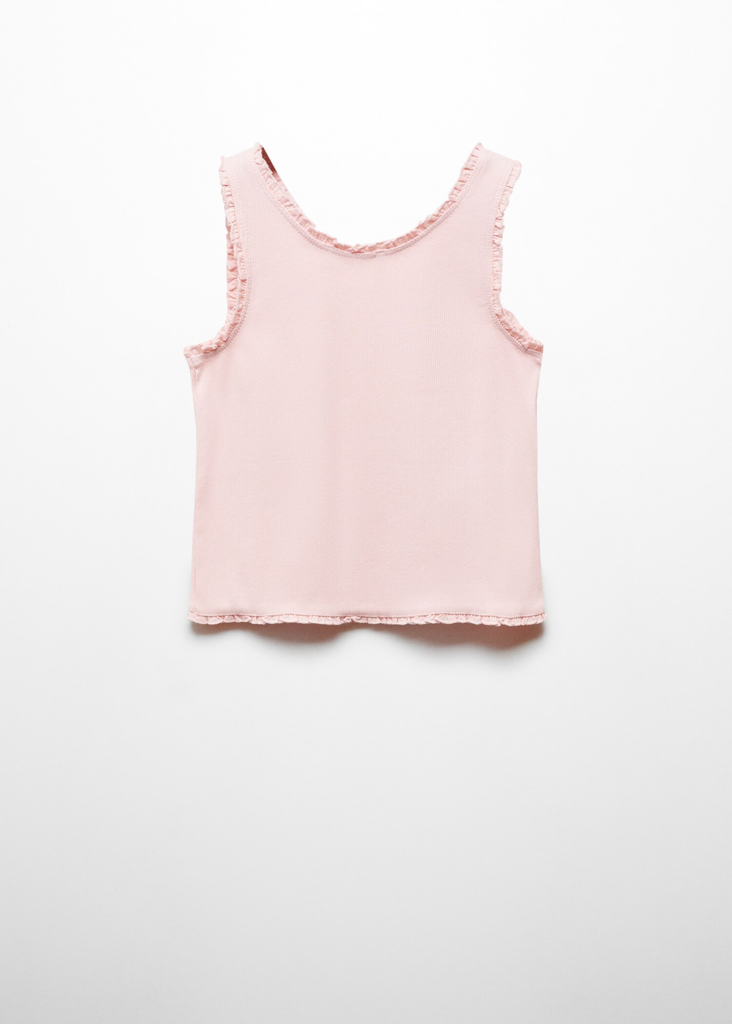 Ribbed strap T-shirt - Reverse of the article