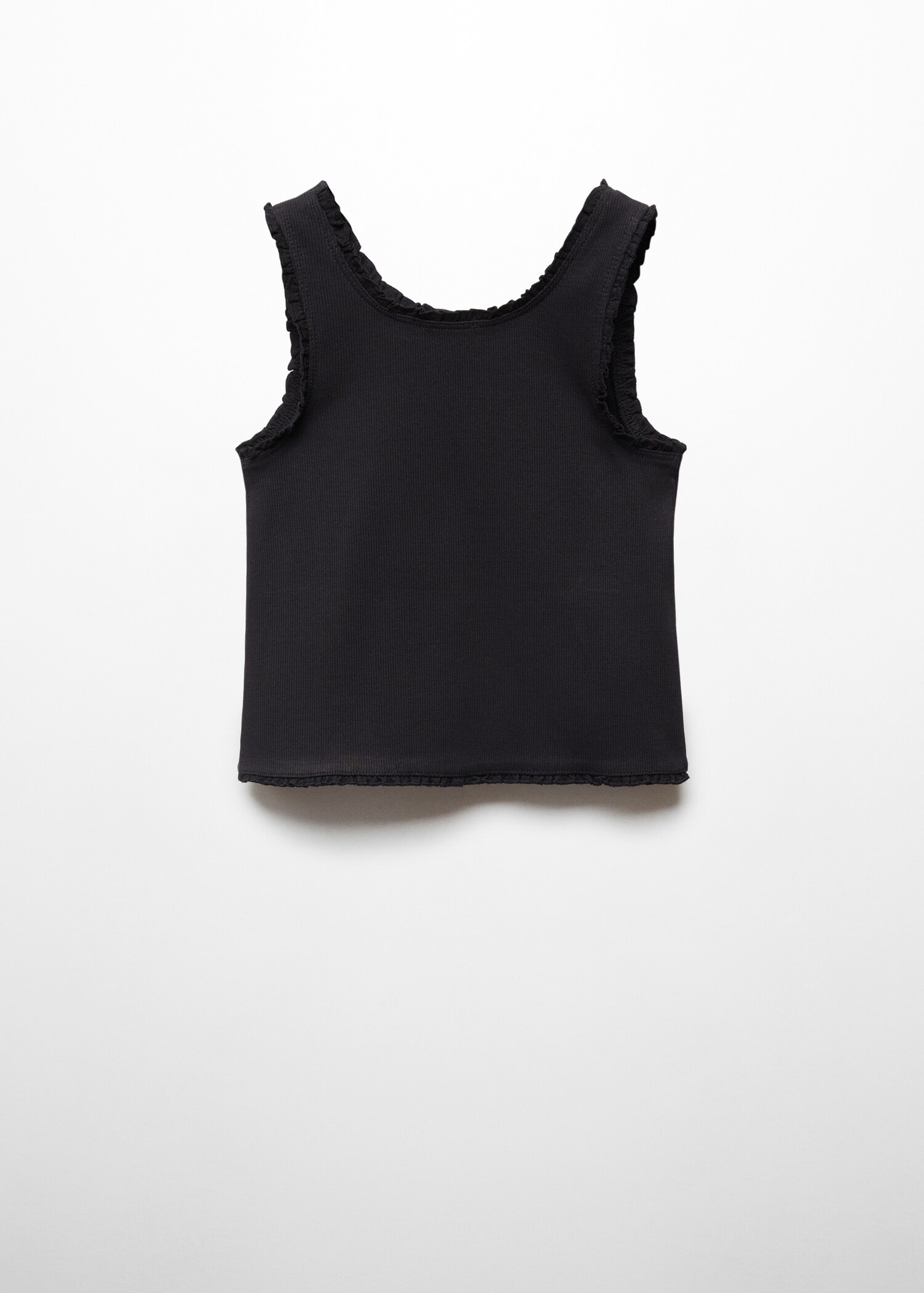 Ribbed strap T-shirt - Reverse of the article