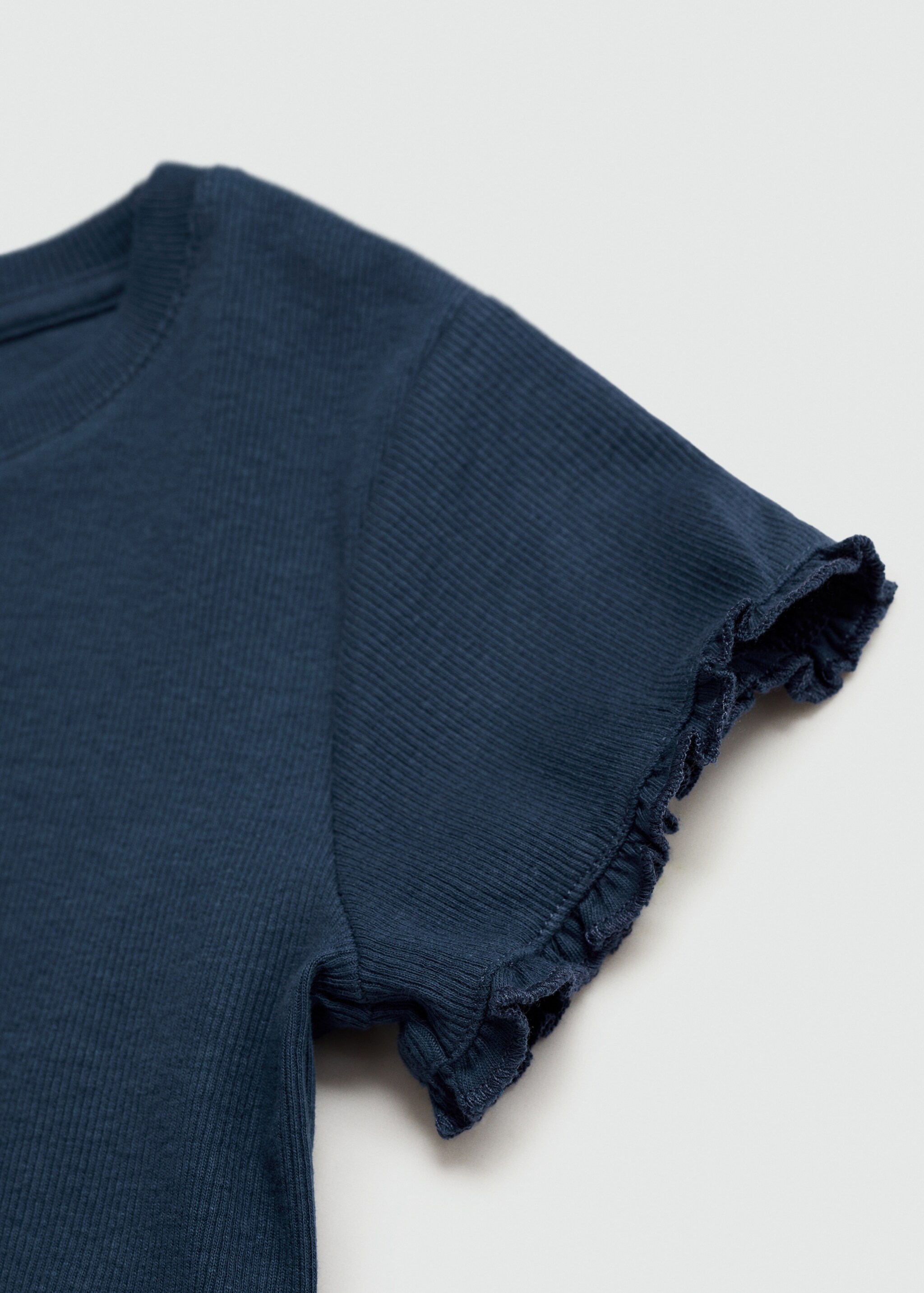 Geripptes Kurzarm-T-Shirt - Detail des Artikels 8