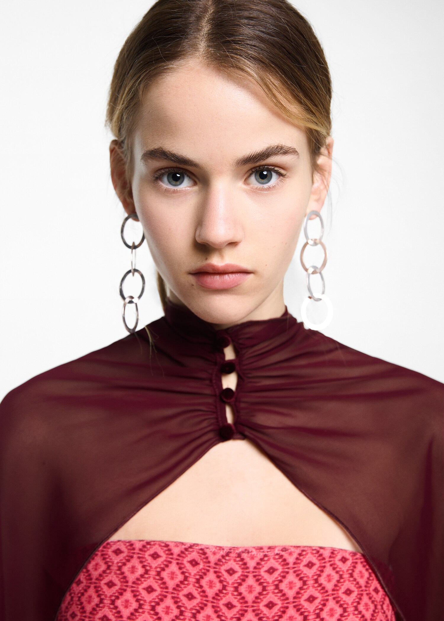 Flowing cape blouse - Details of the article 1