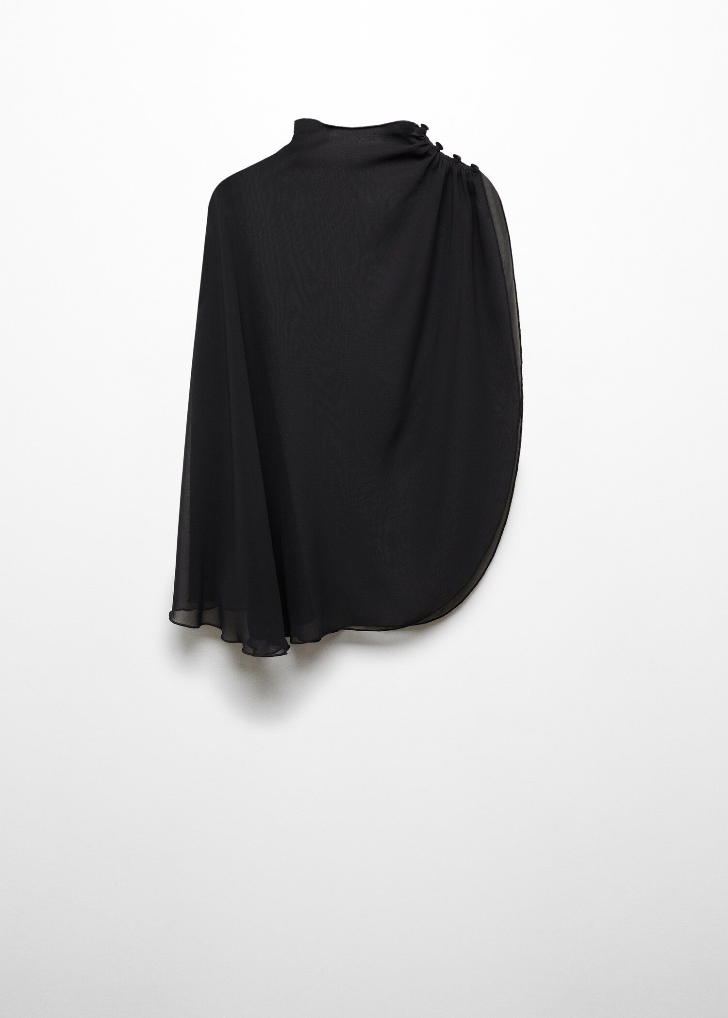 Fließende Bluse mit Cape-Effekt - Artikel ohne Model