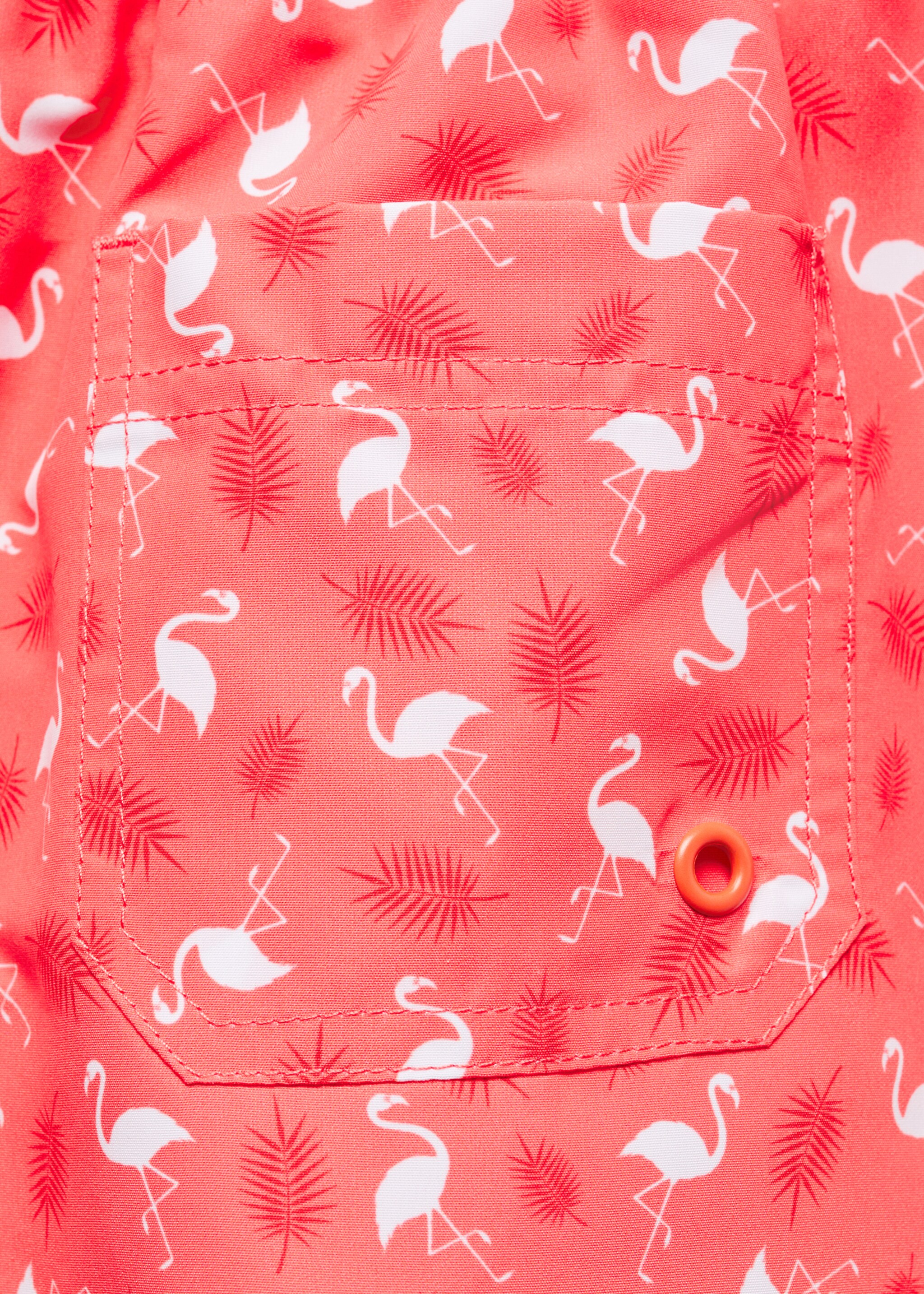 Flamingo-print swimsuit - Details of the article 0