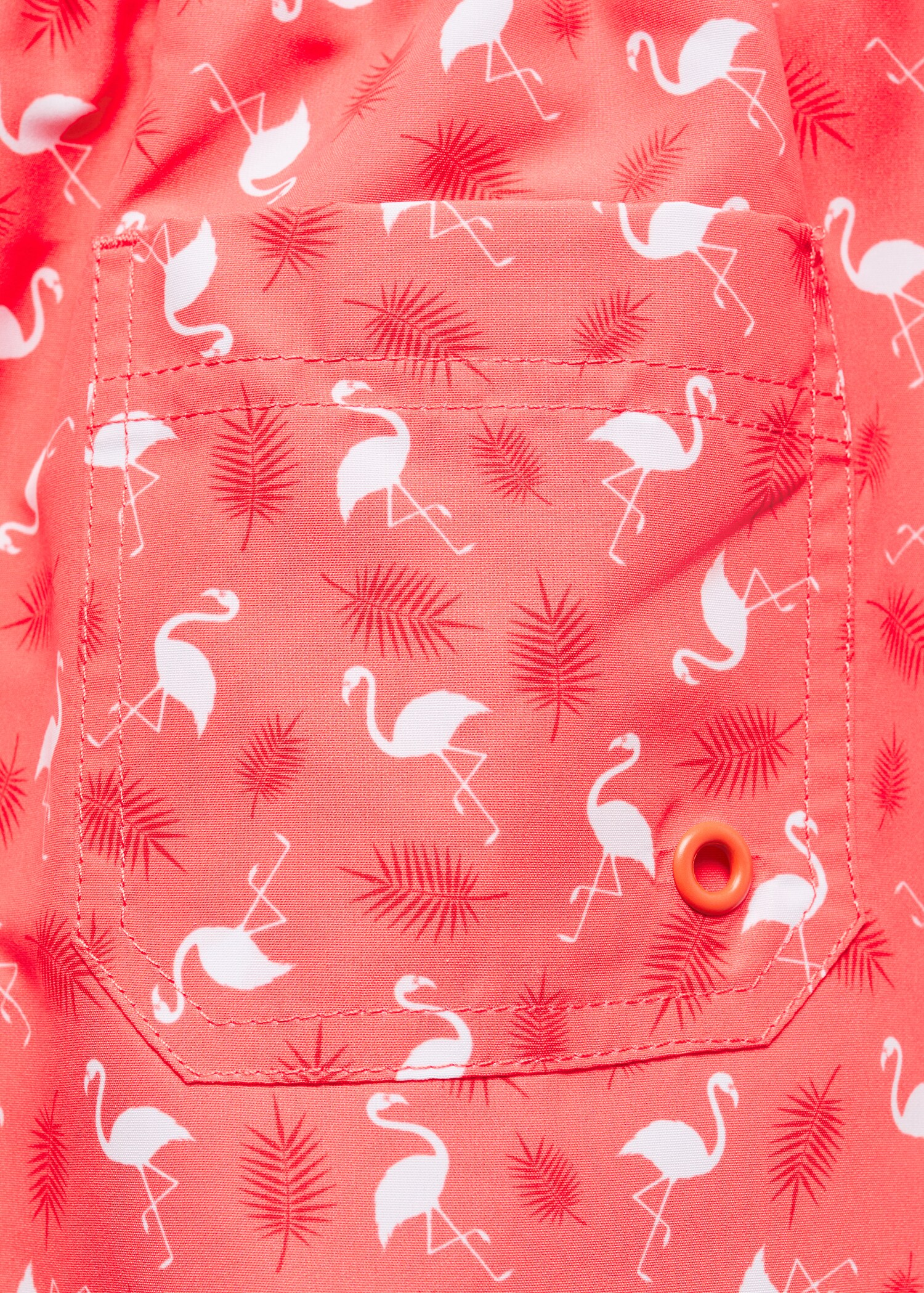 Flamingo-print swimsuit - Details of the article 0