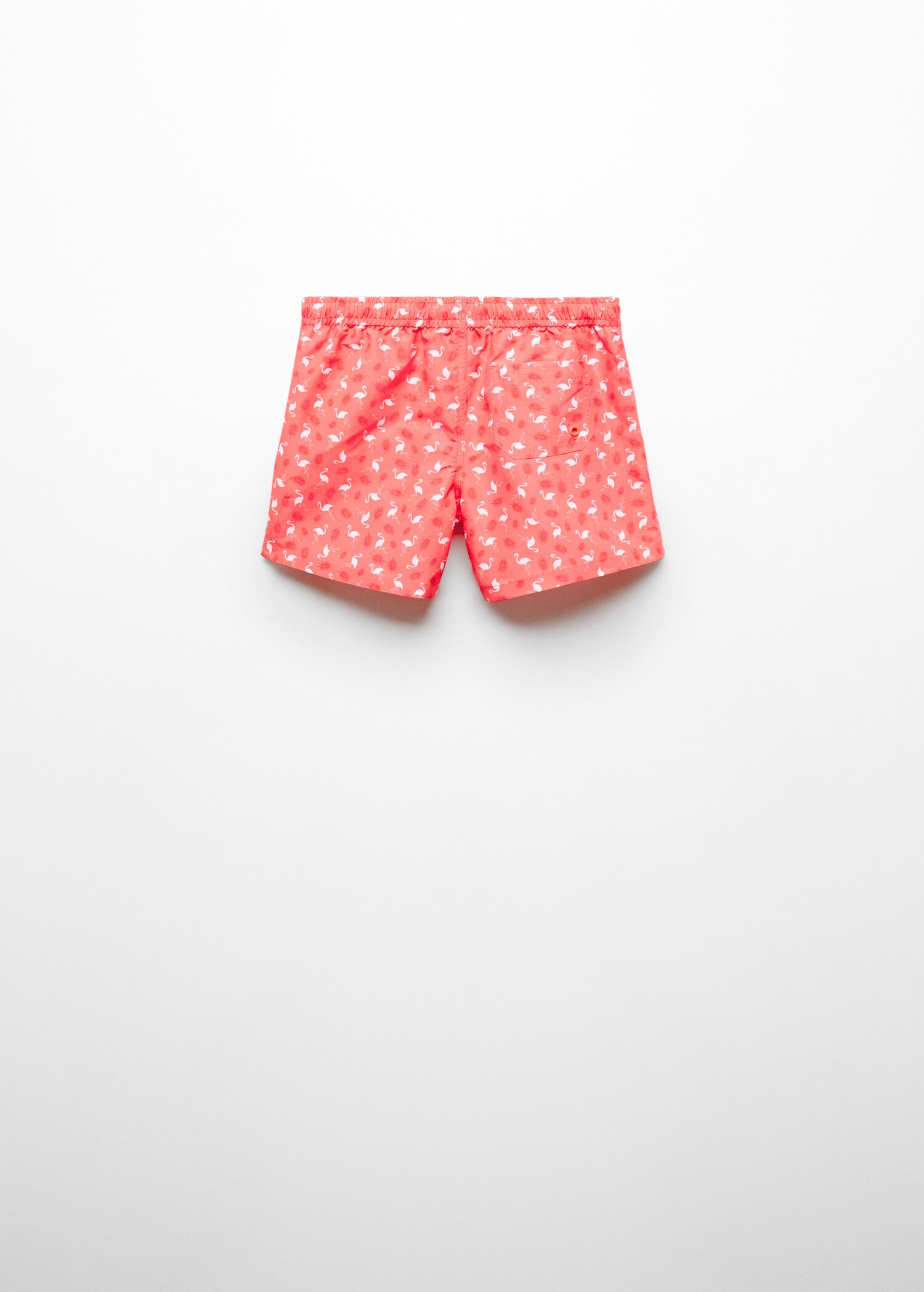 Flamingo-print swimsuit - Reverse of the article