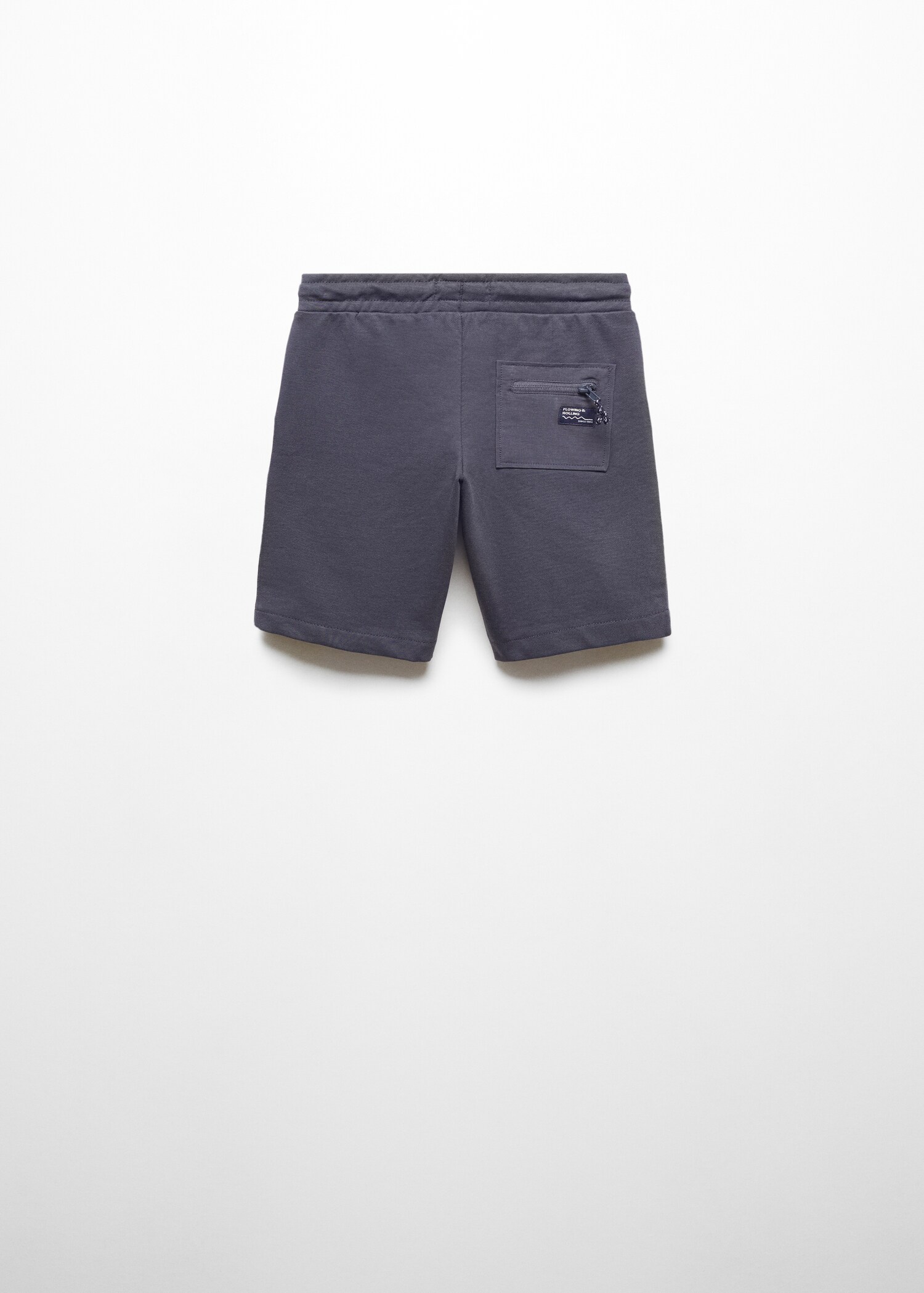 Elastic waist Bermuda shorts - Reverse of the article