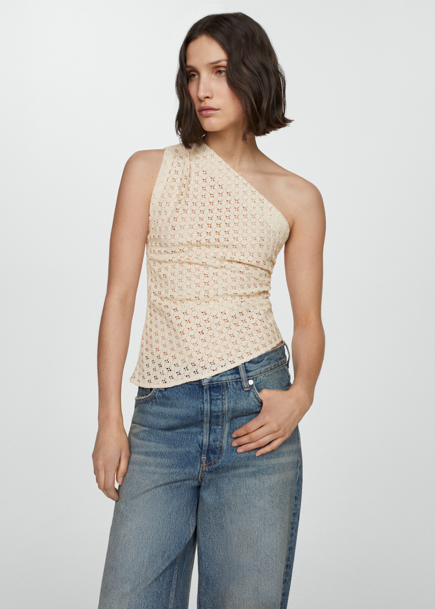 Asymmetrical openwork top - Medium plane