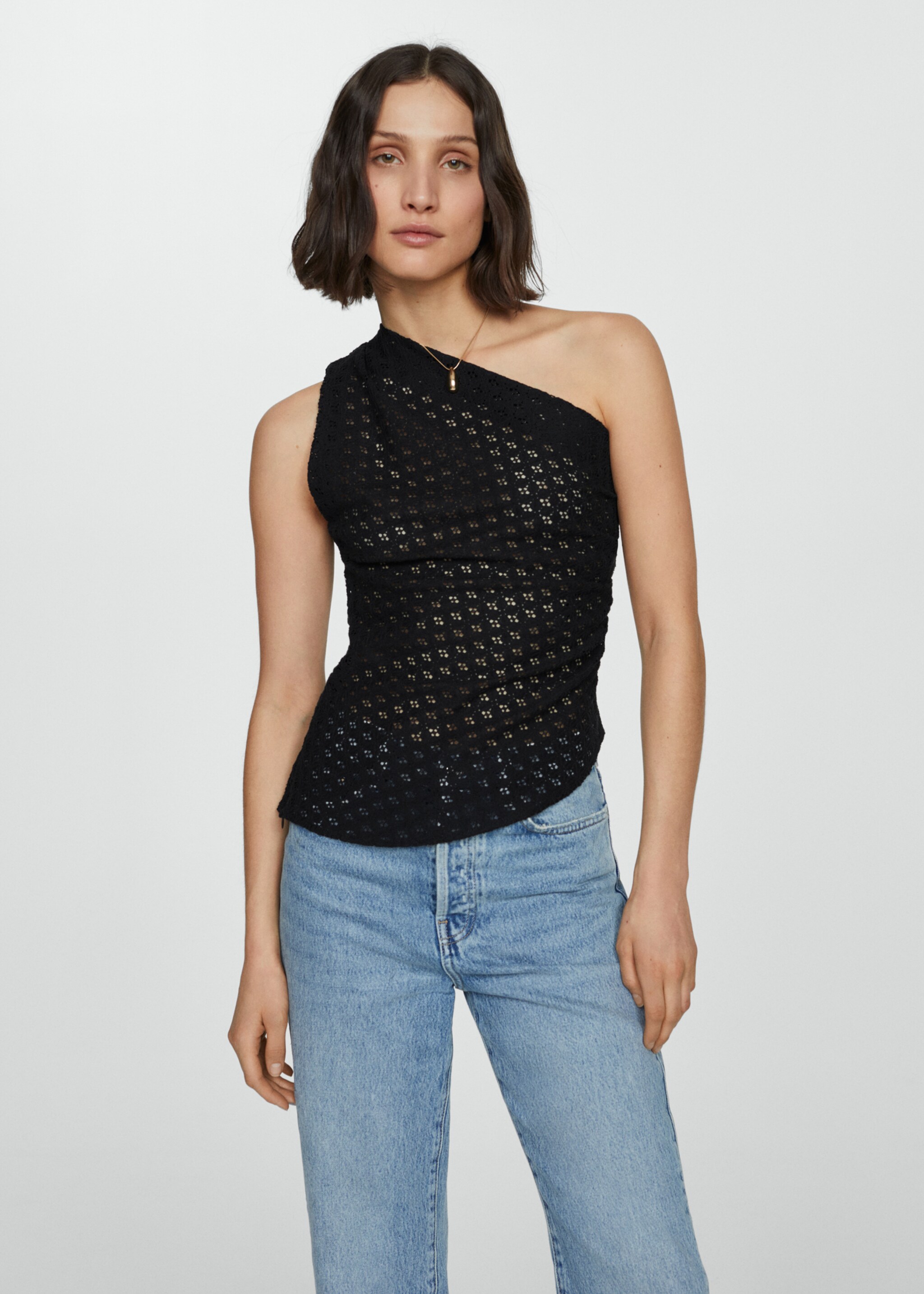 Asymmetrical openwork top - Medium plane
