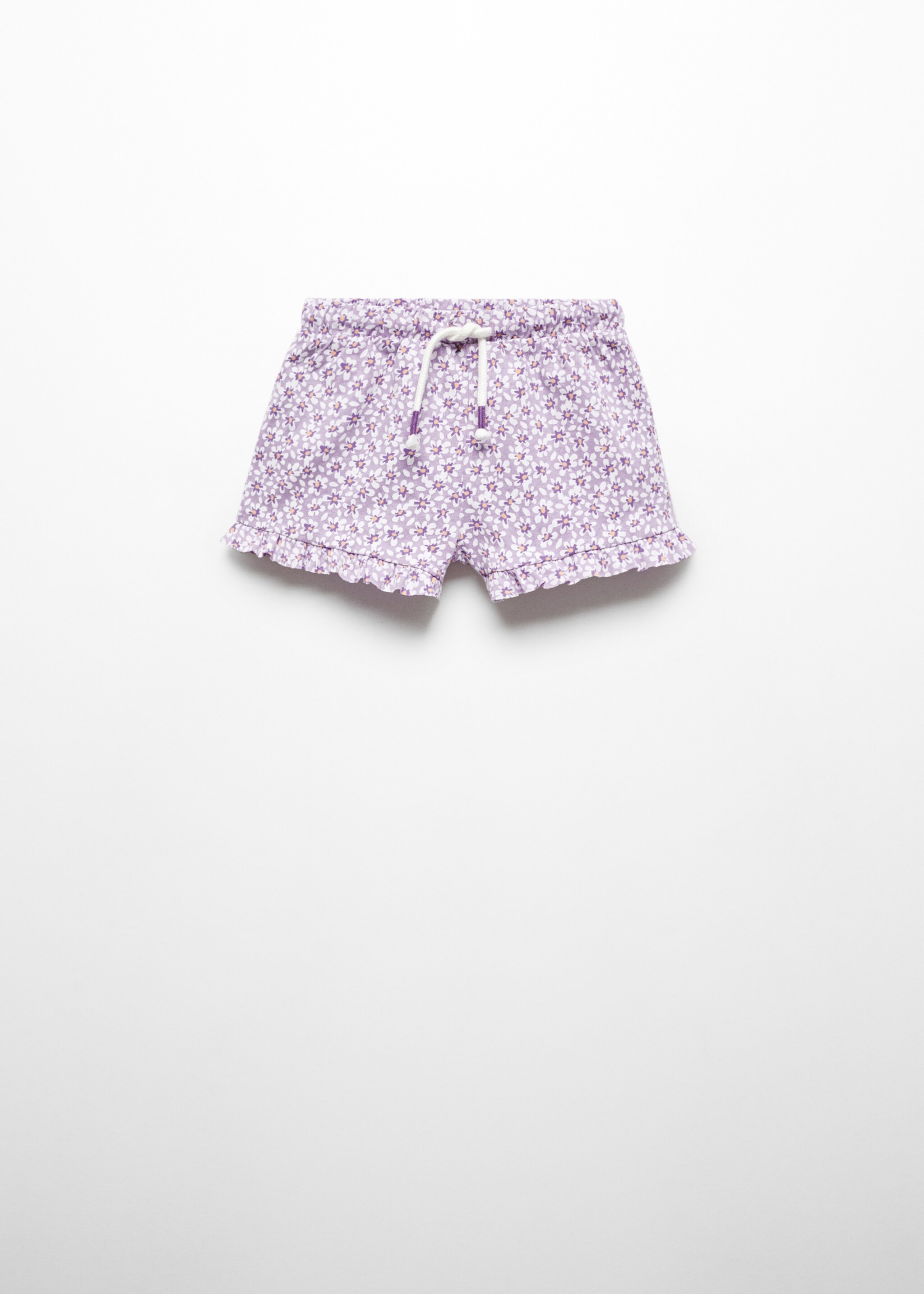 Shorts algodón flores - Artículo sin modelo, Lila. Ref: 67047130-00.
