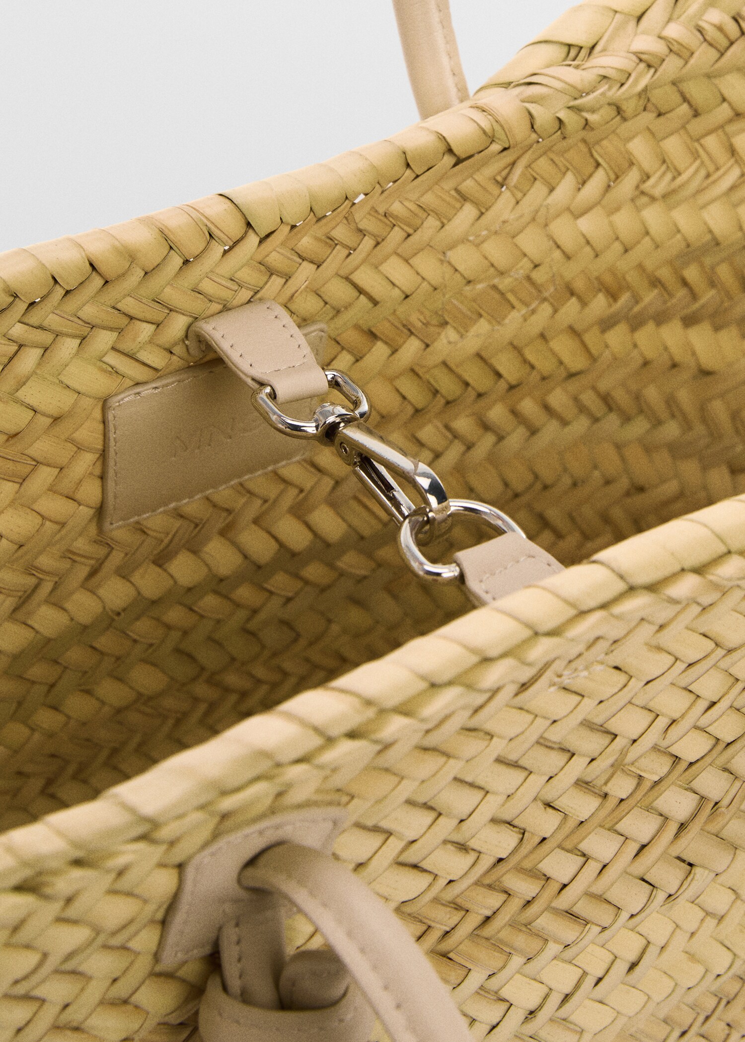 Korbtasche aus Leder - Detail des Artikels 1