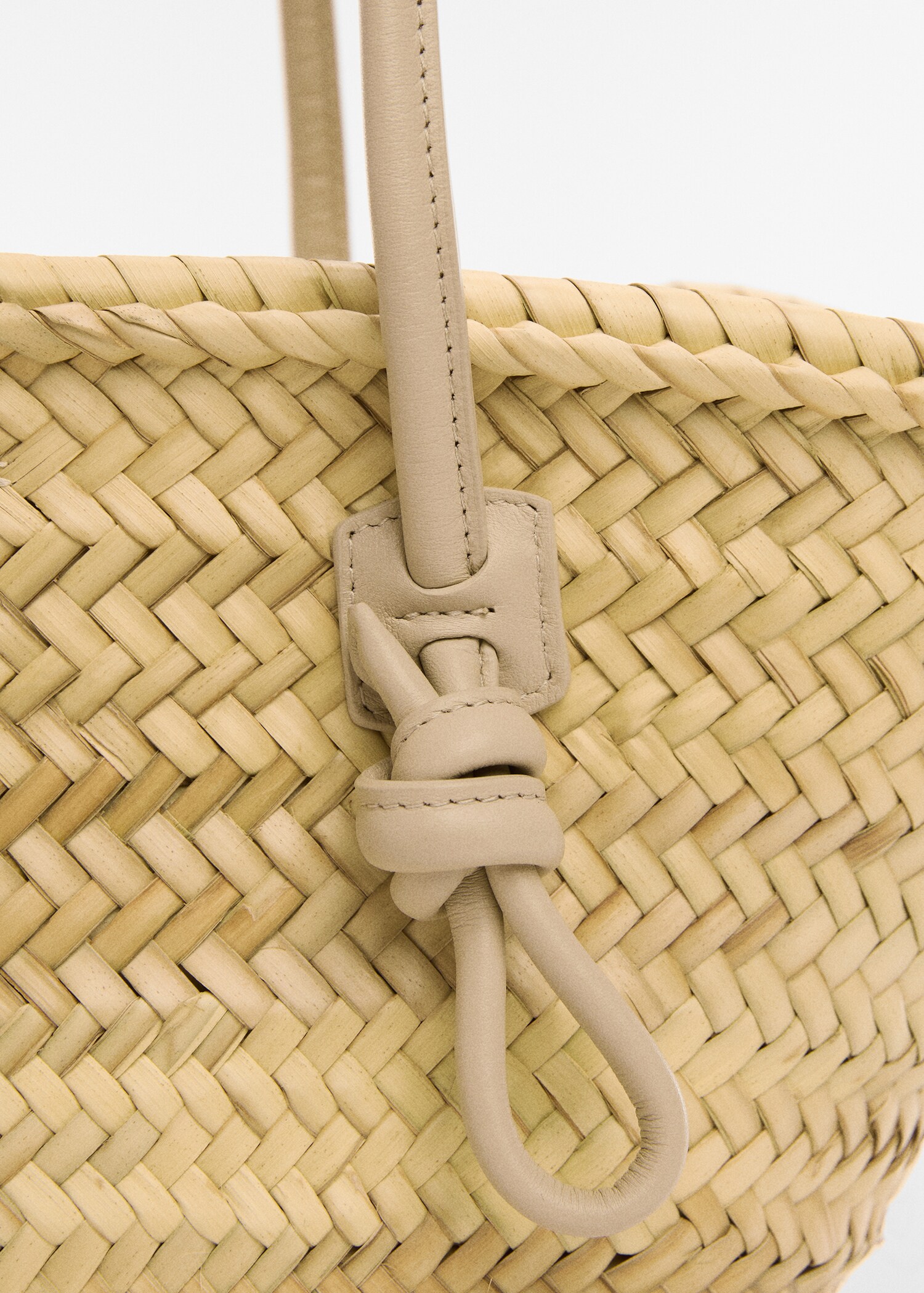 Korbtasche aus Leder - Detail des Artikels 2