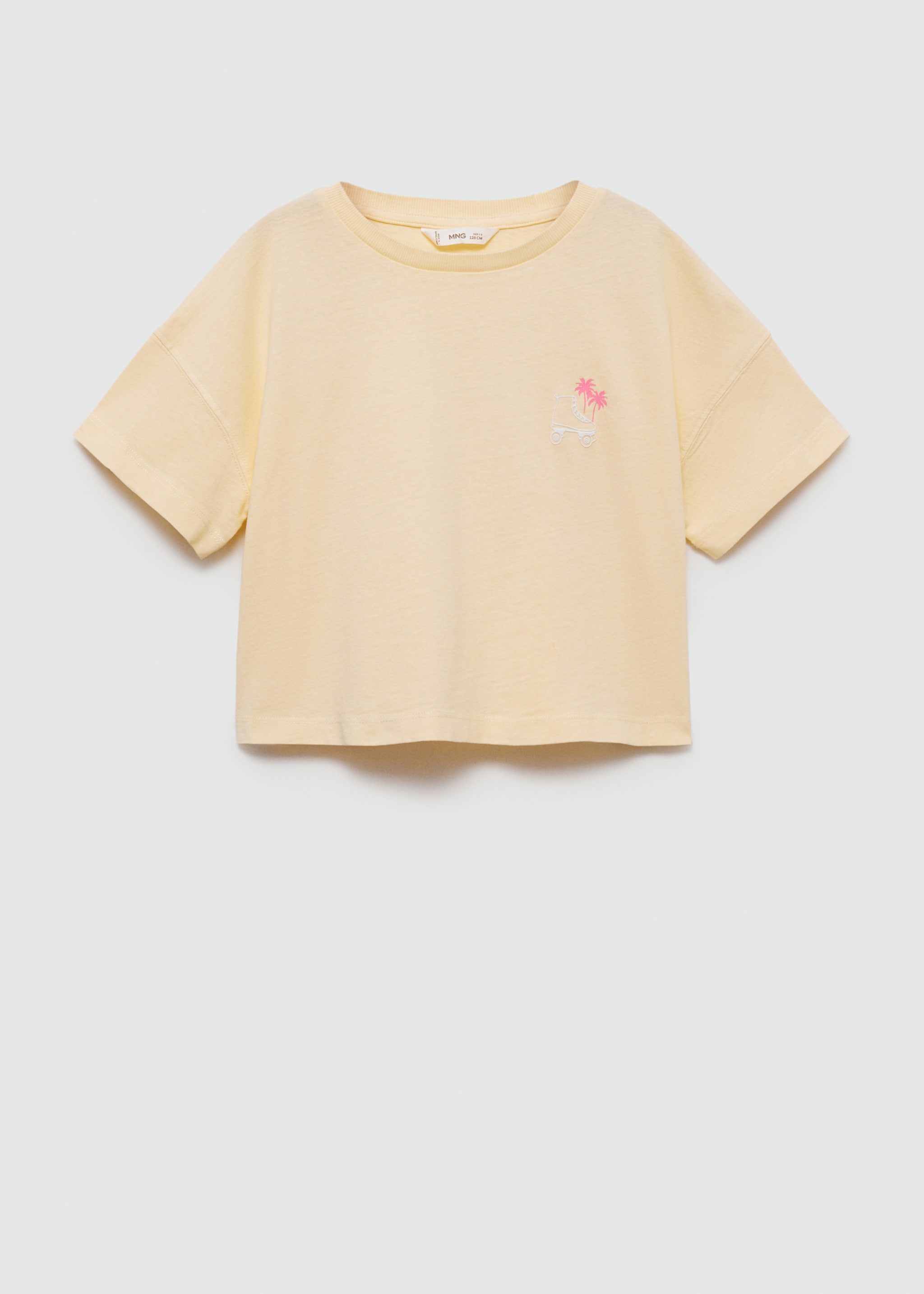 Printed cotton-blend T-shirt - Article without model