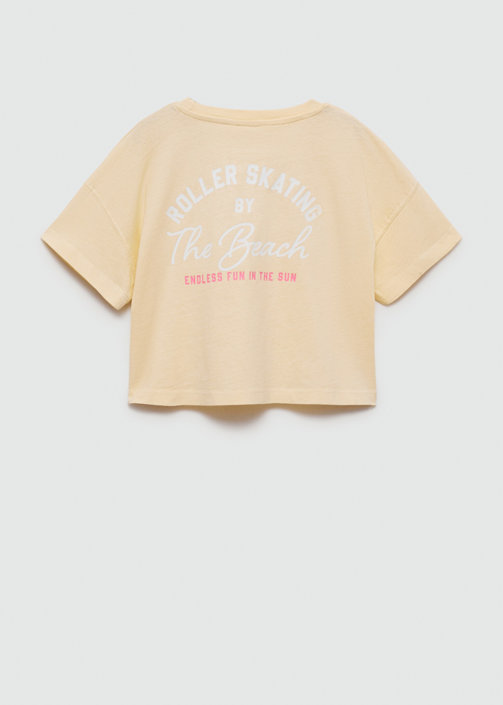 Printed cotton-blend T-shirt - Reverse of the article