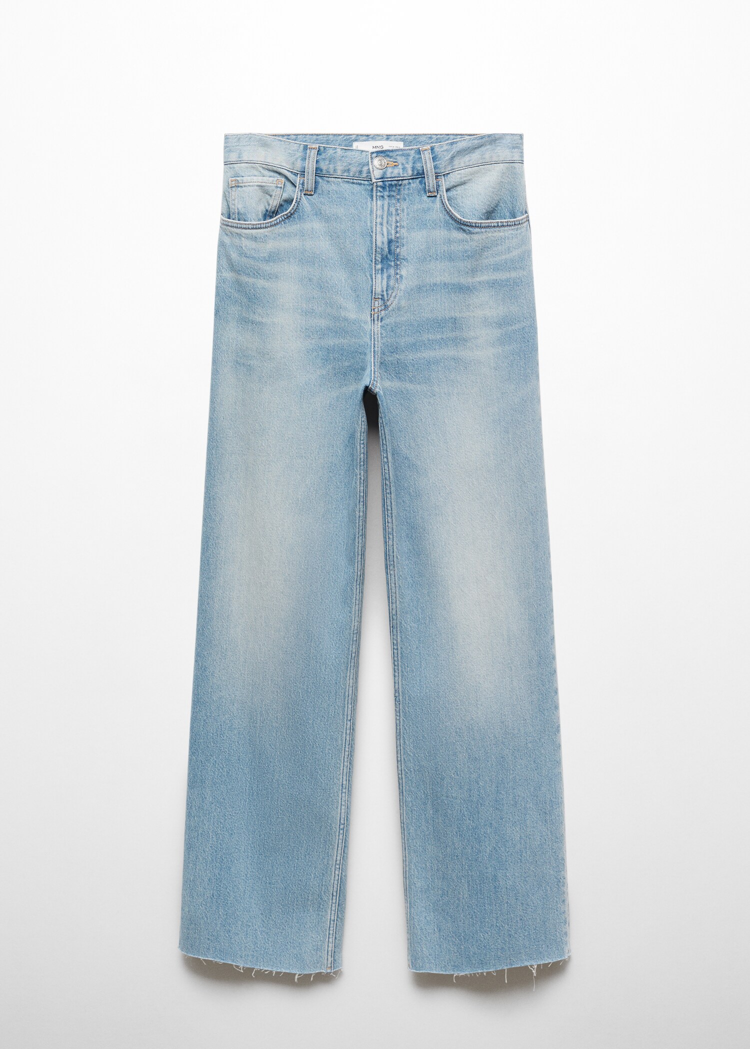 Mid-rise straight jeans - Article without model