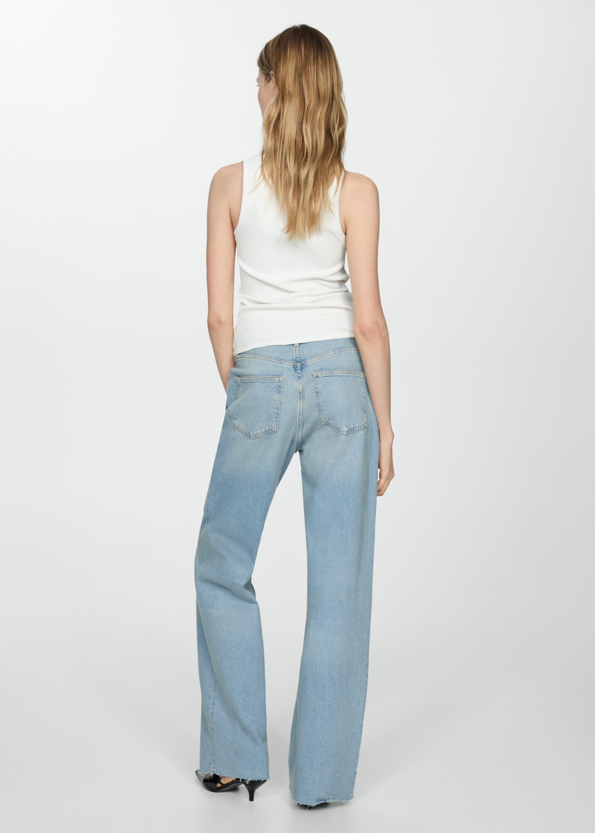 Raka jeans medium midja - Artikelns baksida