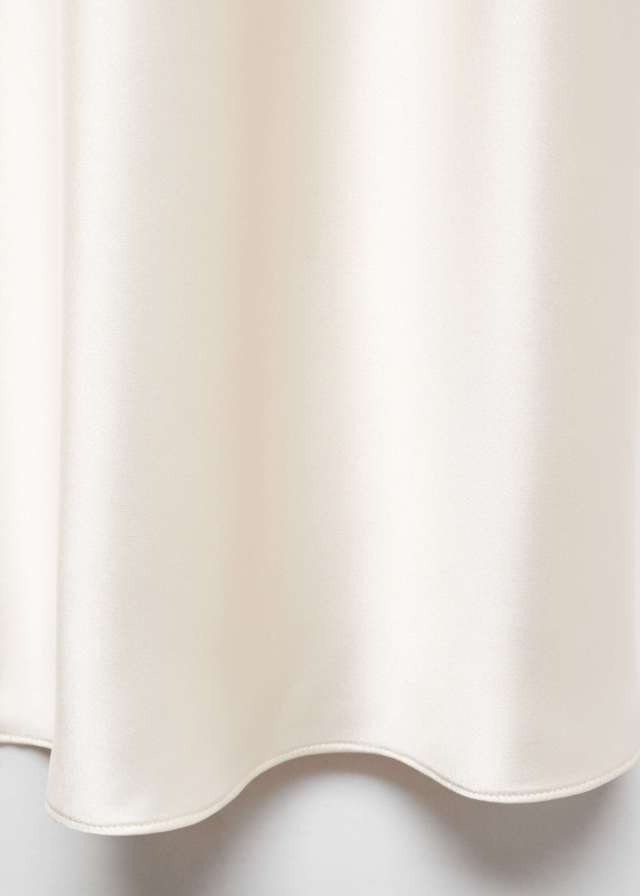 Midi satin skirt - Details of the article 8
