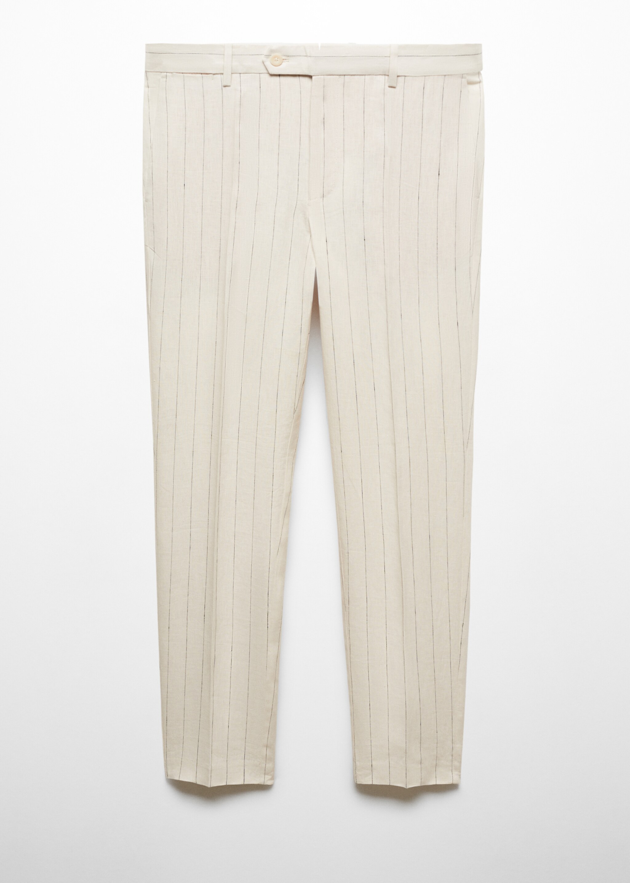 Slim-fit pinstripe trousers - Article without model